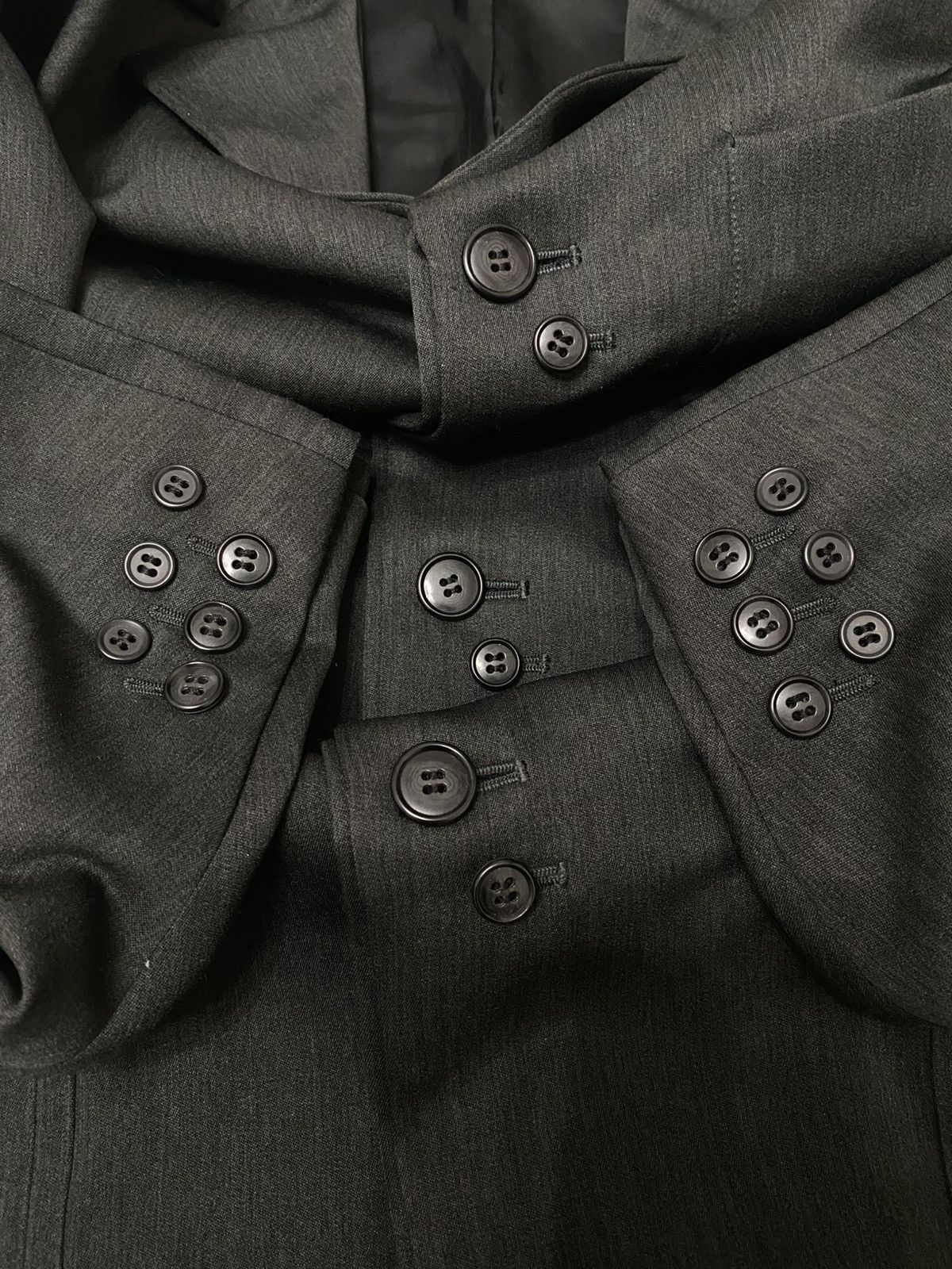 Comme des Garcons Homme Plus Shinichiro Arakawa Homme double layered blazer Size 40L - 11 Thumbnail