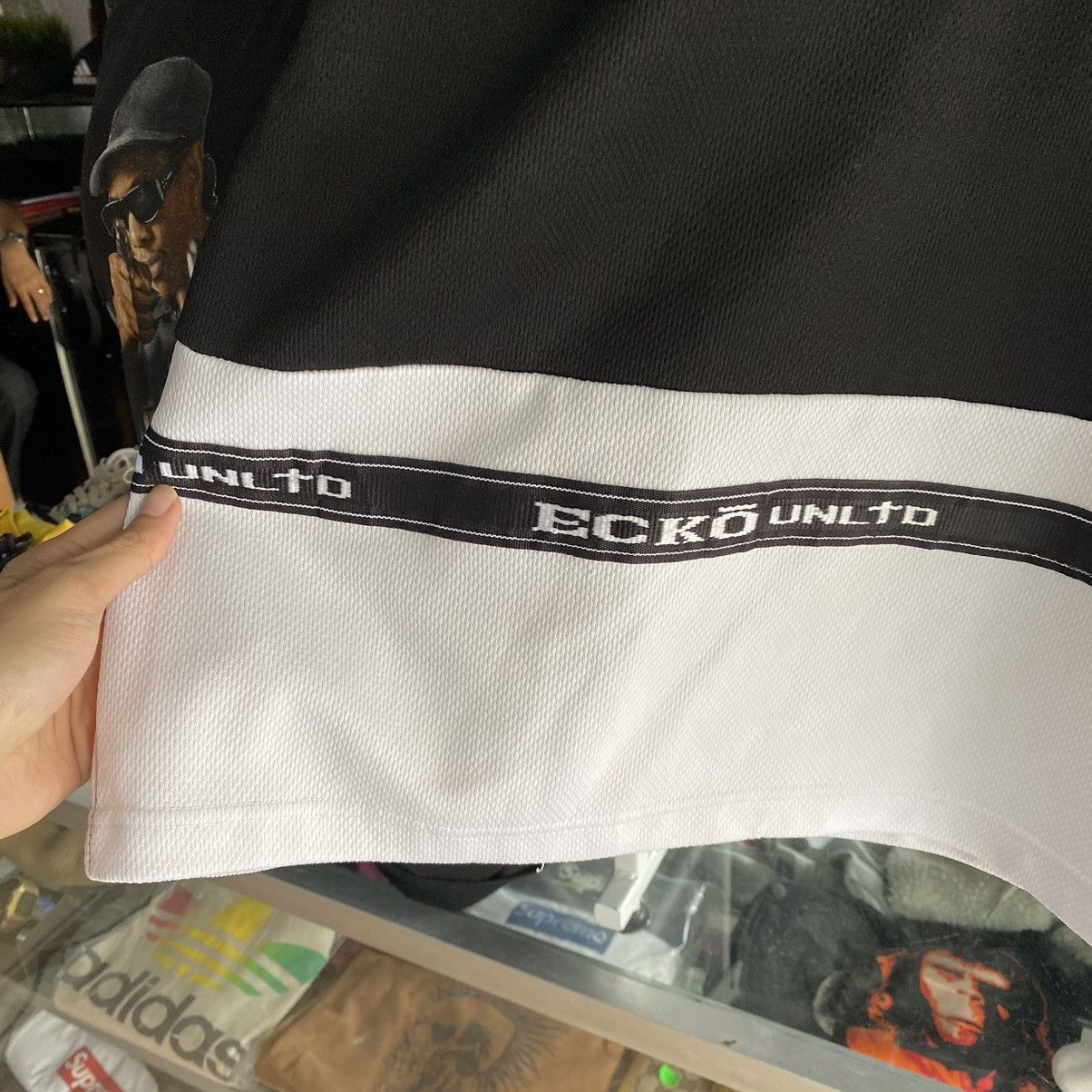 Ecko Unltd. × Rap Tees Vintage ECKO Unlimited Rap Hip Hop Big Logo Jersey Size US XL / EU 56 / 4 - 7 Thumbnail