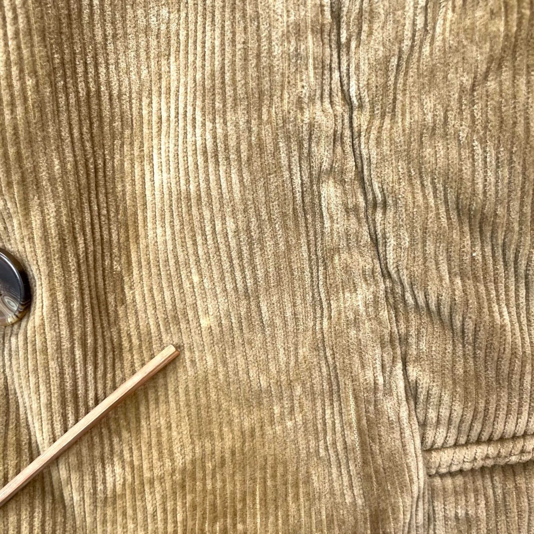 Calvin Klein VINTAGE Calvin Klein Jacket Mens Medium Brown Corduroy Coat Lined Buttons 90s Casual Regular Mens Size US M / EU 48-50 / 2 - 3 Thumbnail
