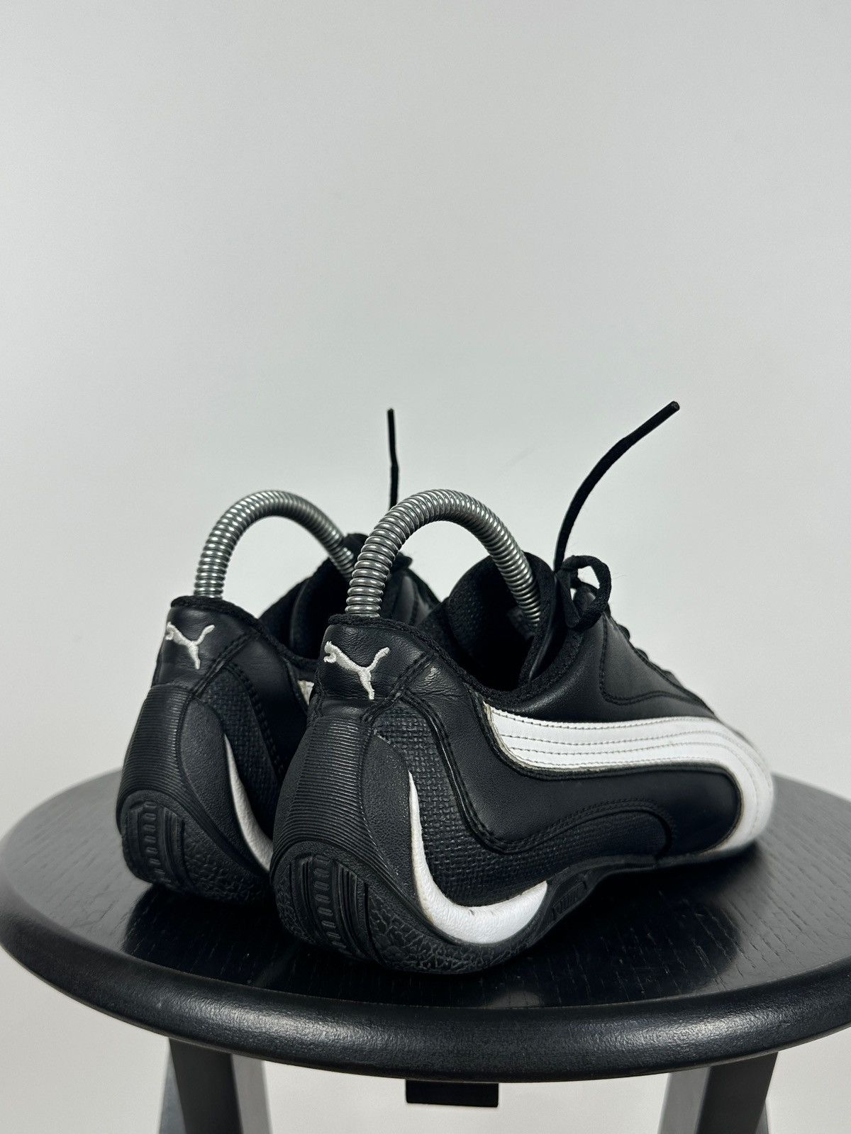 Puma Vintage Puma Speedcat Black/White Leather Y2K Sneakers Size US 5 / IT 35 - 6 Thumbnail