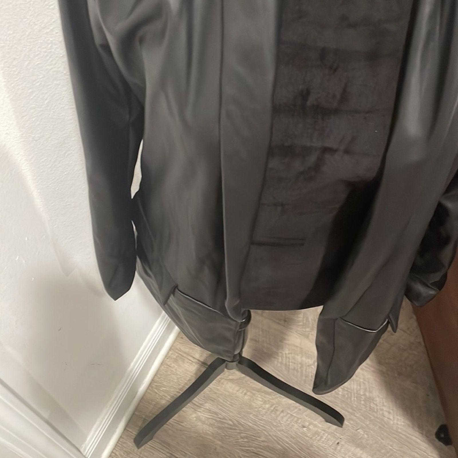 Other Leather-effect single-breasted blazer Size M / US 6-8 / IT 42-44 - 4 Thumbnail