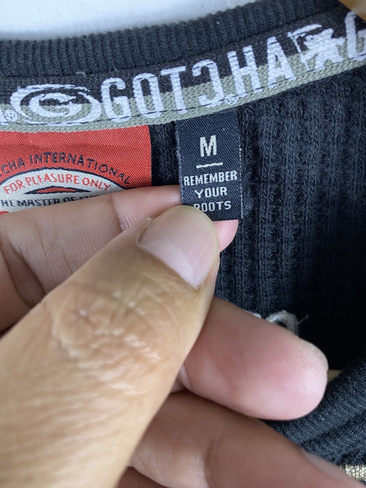 Gotcha Gotcha Embroidery Long Sleeve Knit Size US M / EU 48-50 / 2 - 8 Thumbnail