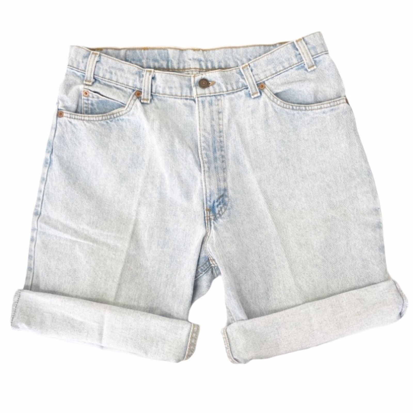 Levi's Vintage Levi’s 560 High Waisted Jean Shorts Size 32" / US 10 / IT 46 - 1 Thumbnail