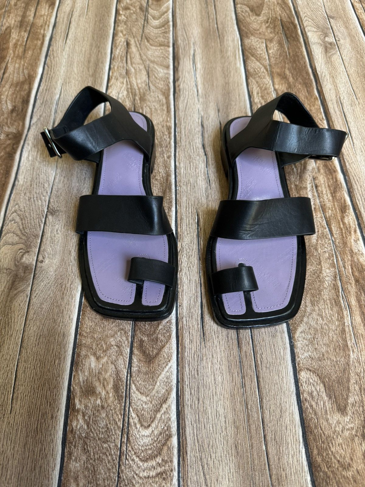 Maison Margiela Tabi strap leather sandals Size US 5.5 / IT 35.5 - 1 Thumbnail