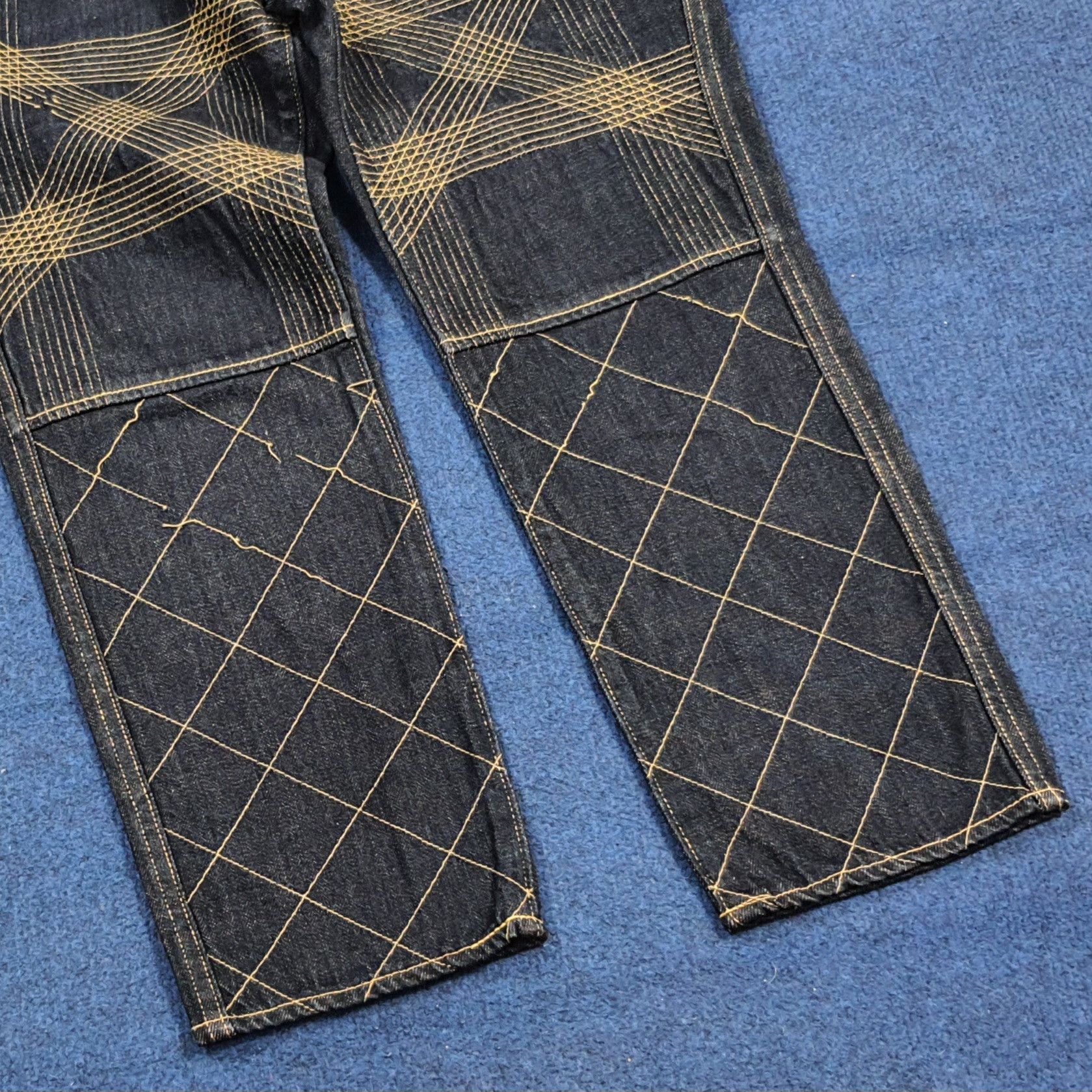 Kapital Vintage KAPITAL Japan Denim Monkey Stitching Pants C297N20 Size US 32 / EU 48 - 3 Thumbnail