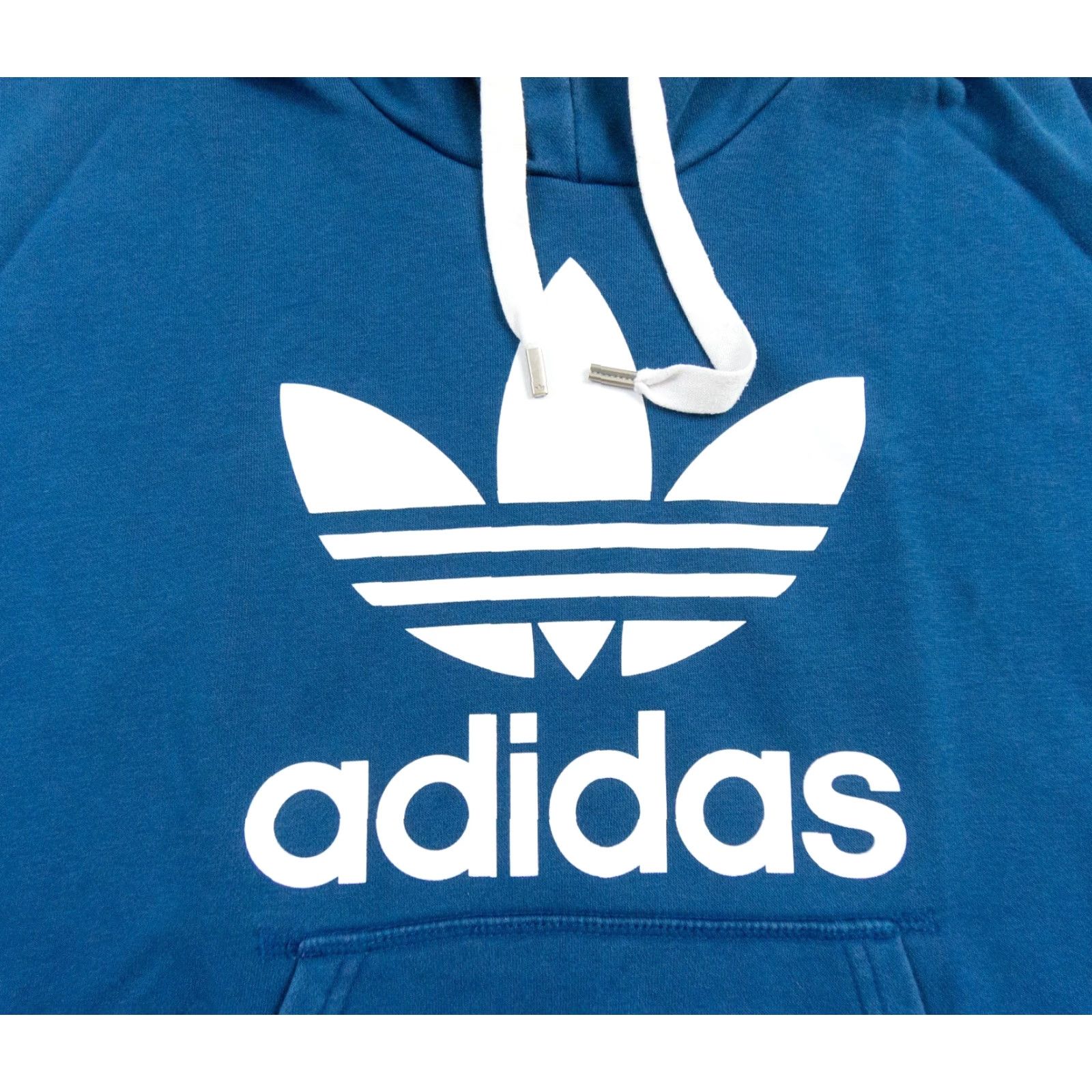 Adidas Adidas Women's Hoodie Hoodie Pullover Trefoil Blue Small Regular Fit Front Logo 90s? No—Oops. Size S / US 4 / IT 40 - 2 Thumbnail