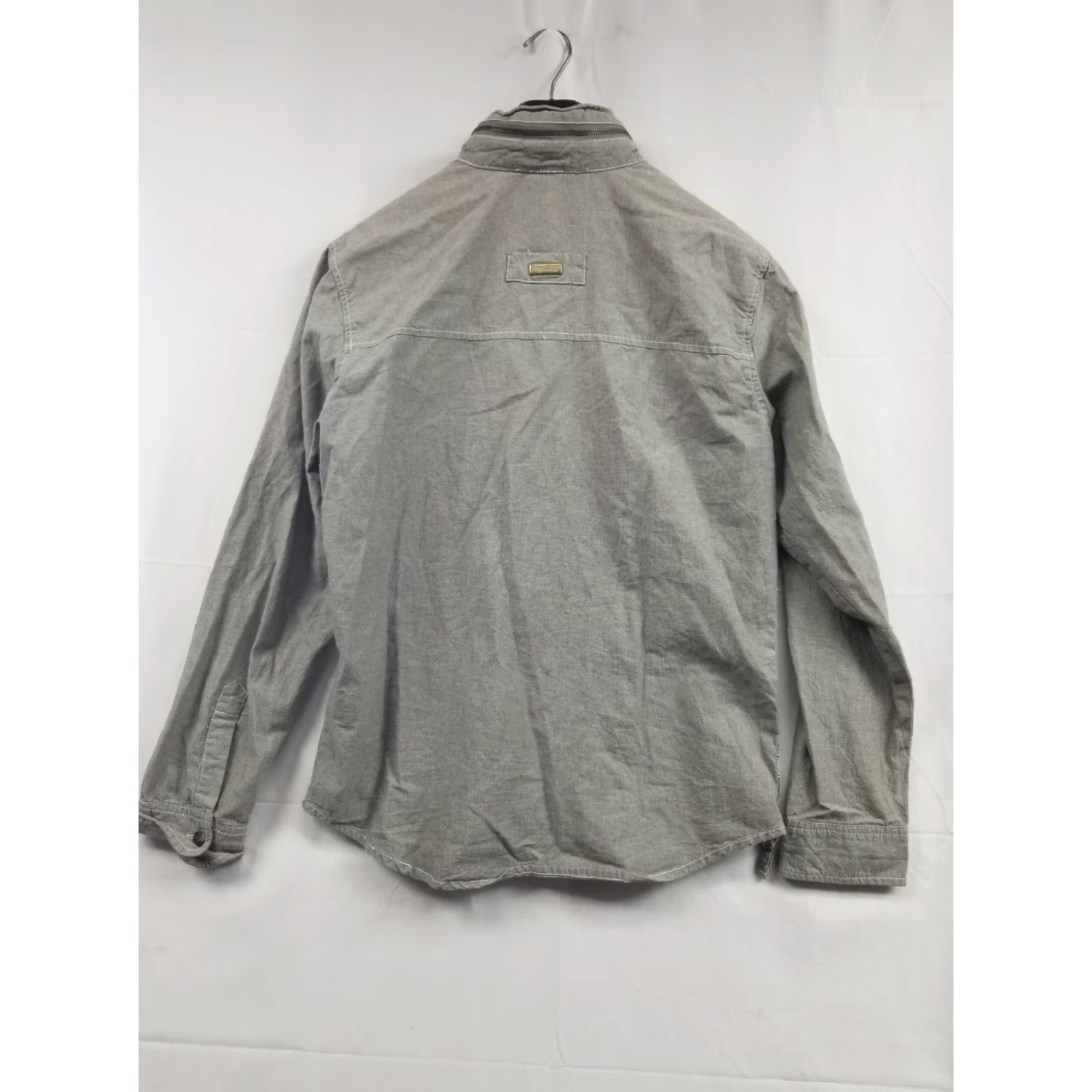 Vintage LRG Lifted Research Group Hooded Jacket Shacket Men Gray Medium Size US M / EU 48-50 / 2 - 2 Thumbnail