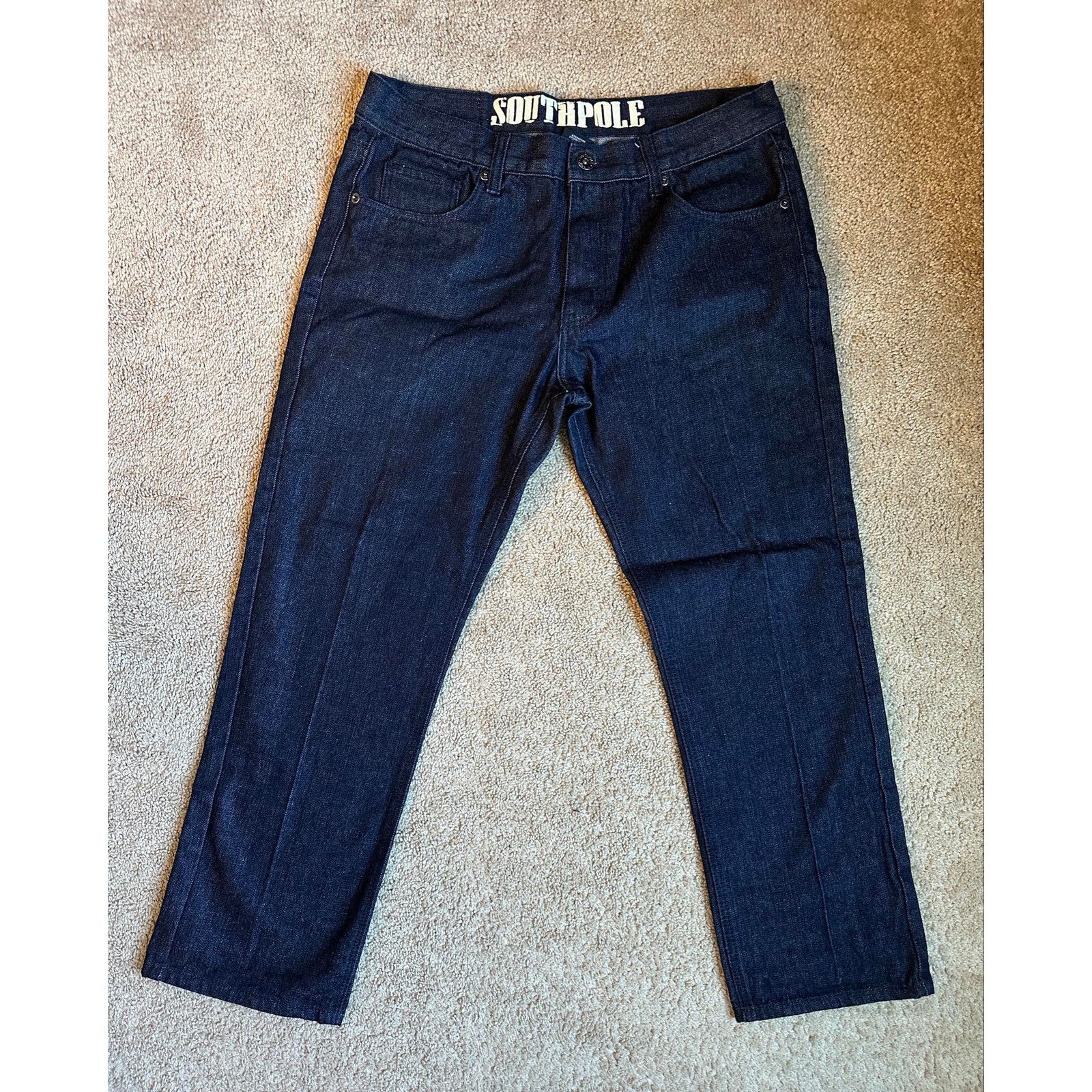 Southpole Southpole Straight Denim Jeans Navy Blue Men's Size 36/30 Size US 36 / EU 52 - 2 Thumbnail