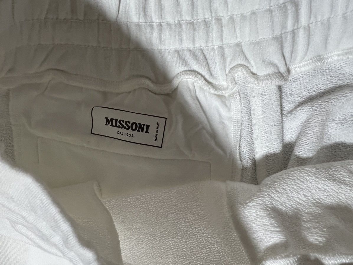 Missoni Missoni Sport Zigzag Bicolor Shorts Cream Milano Designer Size US 34 / EU 50 - 7 Thumbnail