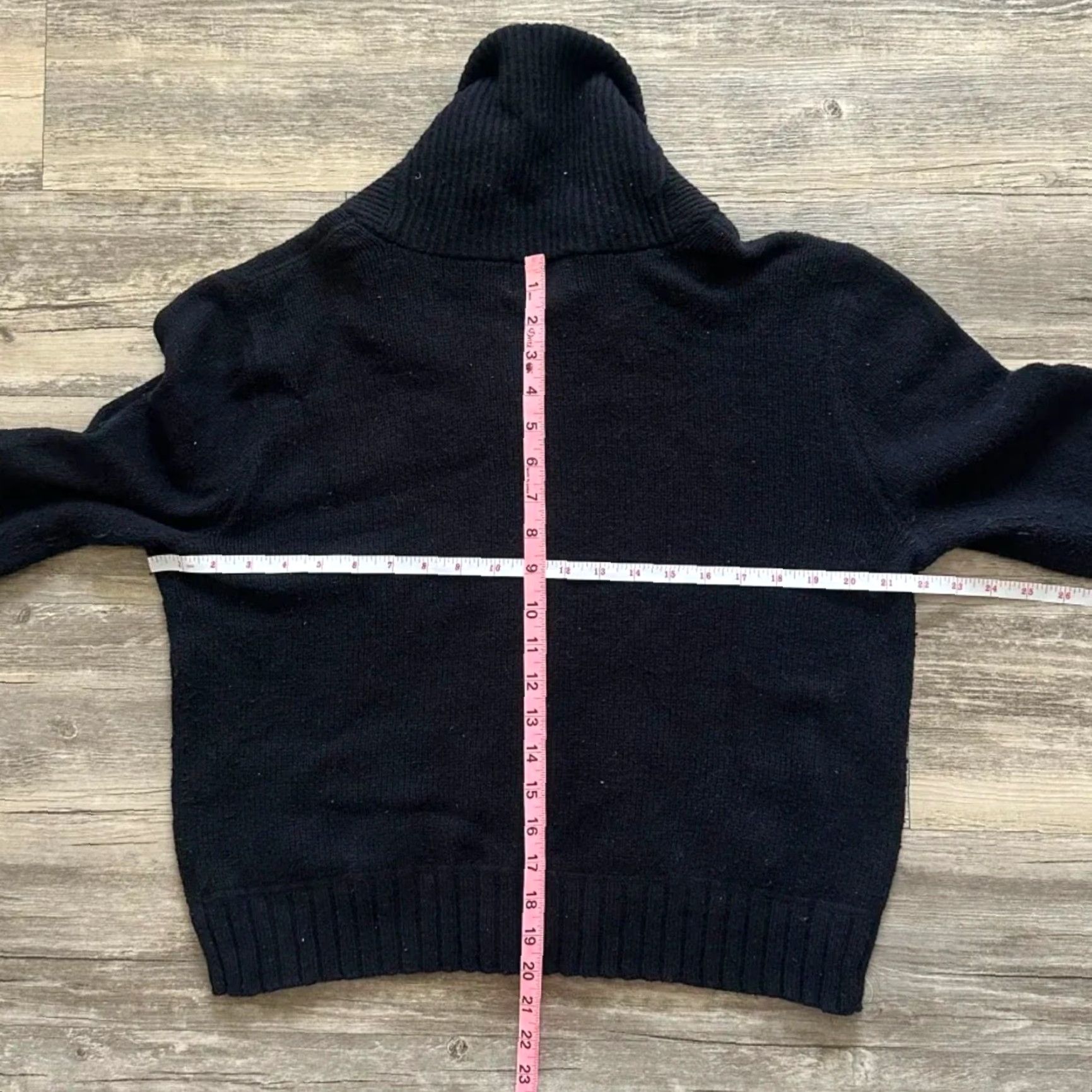 Vintage VINTAGE Ralph Lauren Polo Jeans Black Knit Cardigan Sweater XL Women Regular Size Black Knit Cardigan XL Womens Size XL / US 12-14 / IT 48-50 - 6 Thumbnail