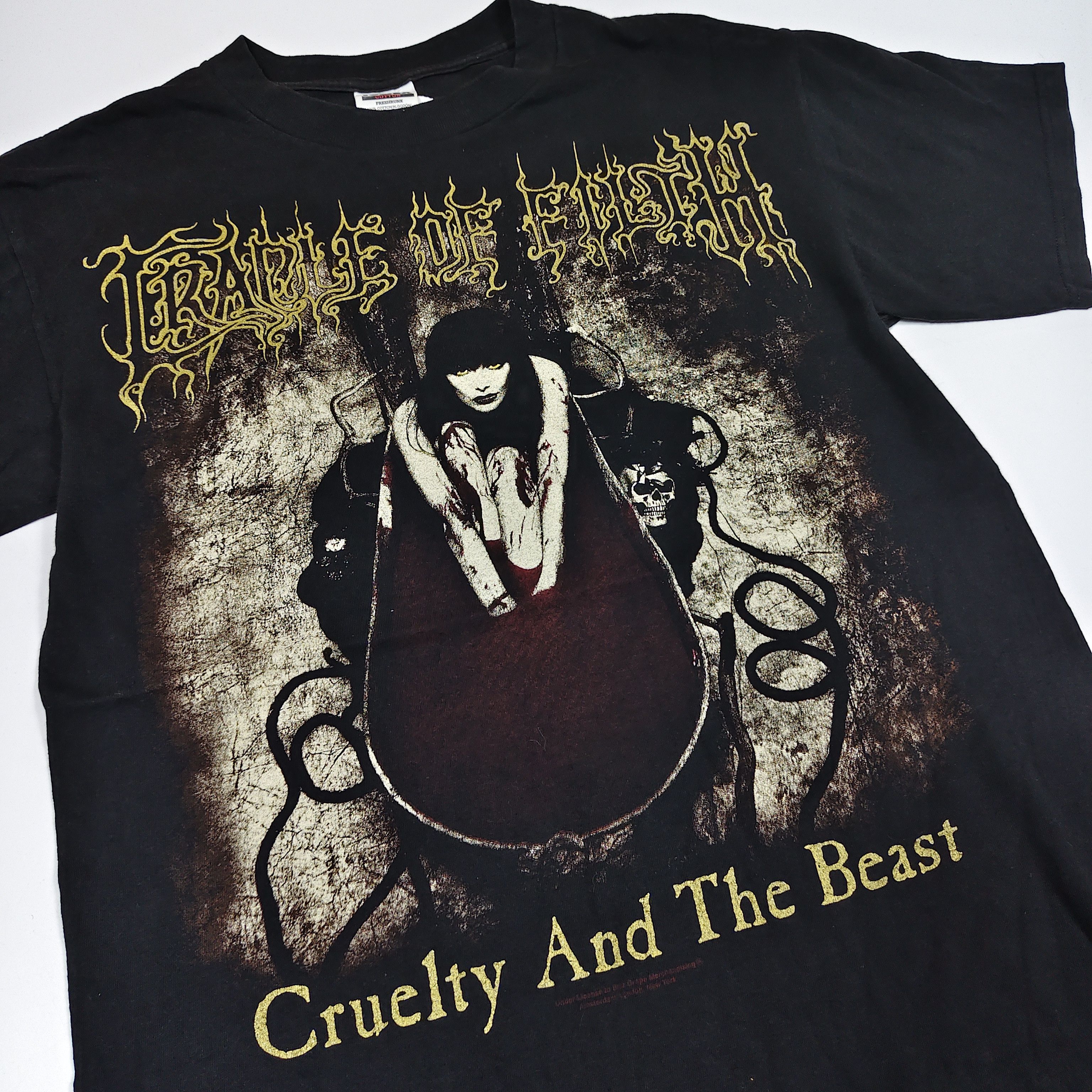 Band Tees Vintage 1998 Cradle of Filth Cruelty & The Beast Black Metal Size US L / EU 52-54 / 3 - 3 Thumbnail