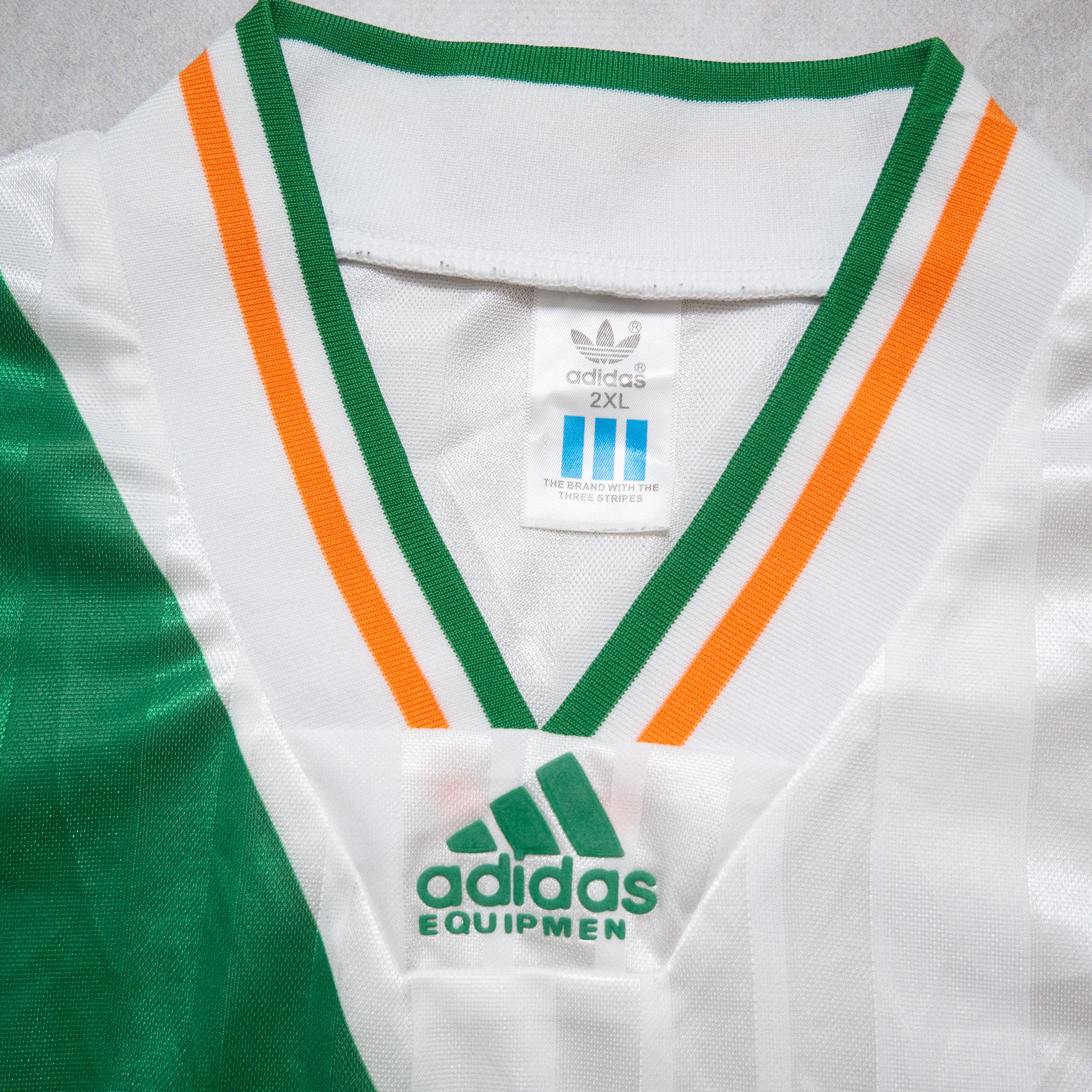 Adidas Vintage Adidas x Ireland 1992 Away Soccer Jersey 2XL Size US XXL / EU 58 / 5 - 5 Thumbnail