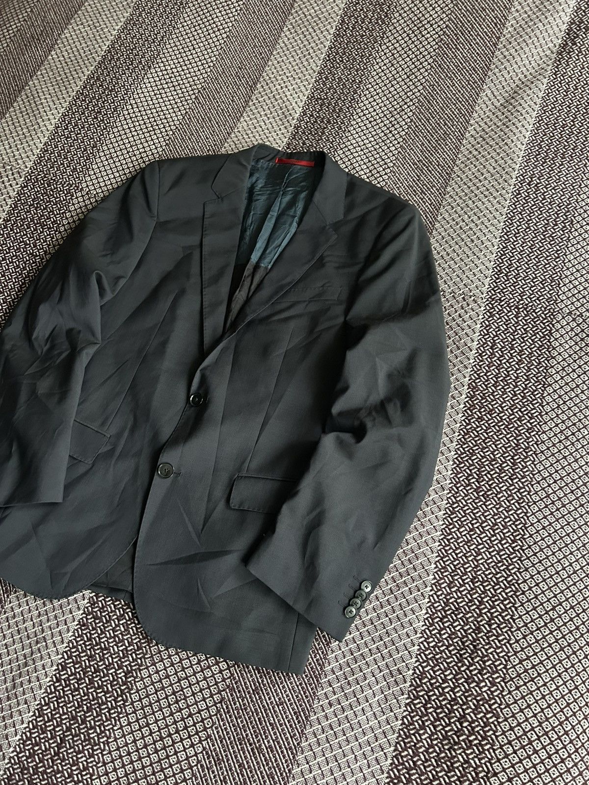Hugo Boss Hugo Boss Formal Type Solid Blazer Red Tab Size 40R Unisex Size 40R - 2 Thumbnail