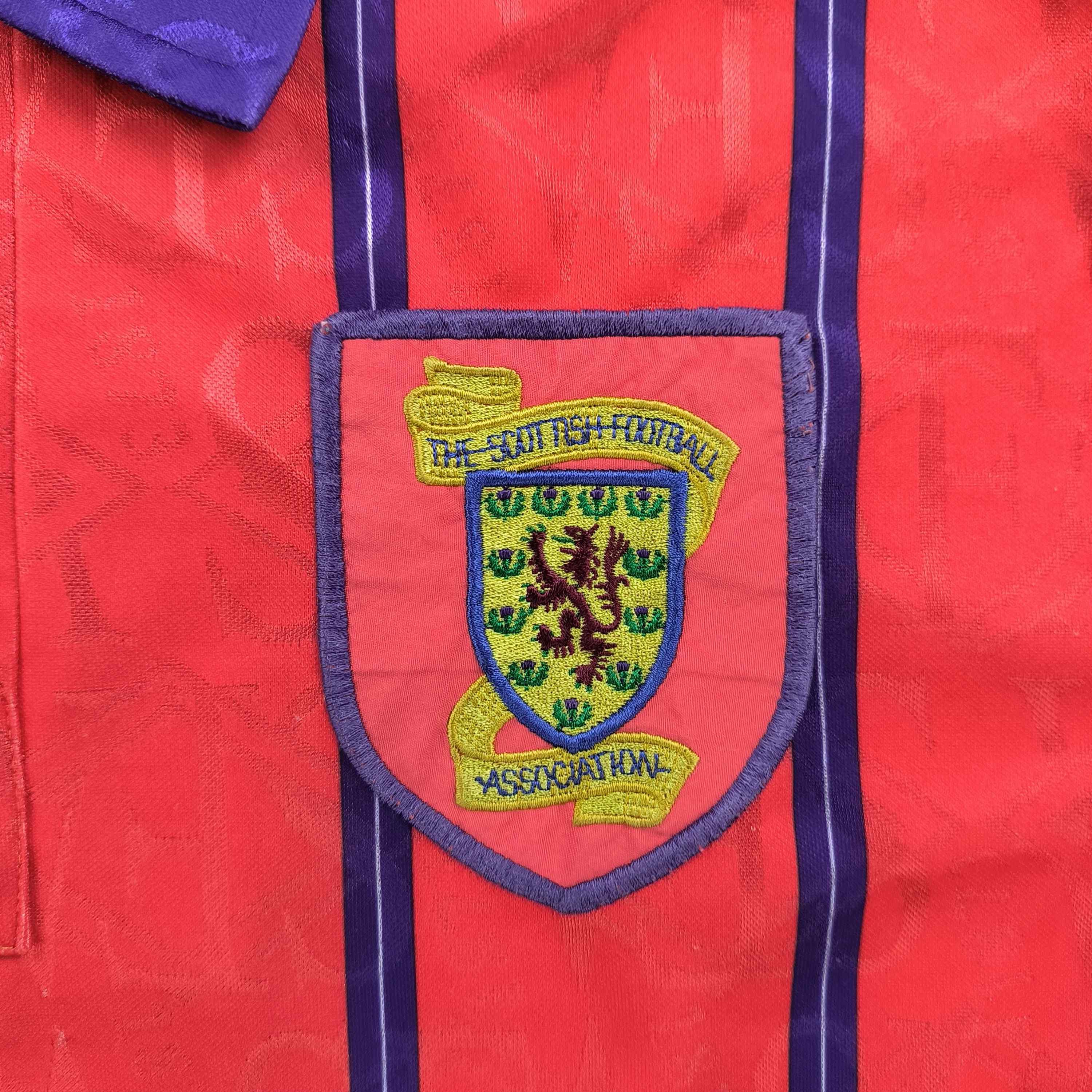 Umbro Scotland 1993-94 Umbro away football jersey shirt size XL Size US XL / EU 56 / 4 - 3 Thumbnail