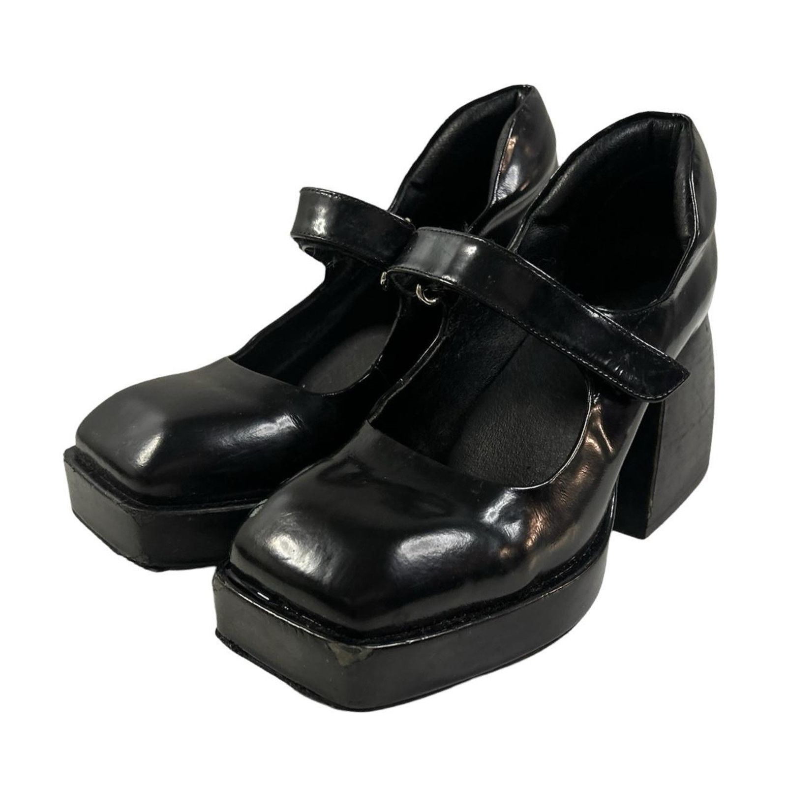 Jeffrey Campbell Y2k mary jane heels Jeffrey Campbell black 6.5 US W buckled Size US 6.5 / IT 36.5 - 2 Thumbnail