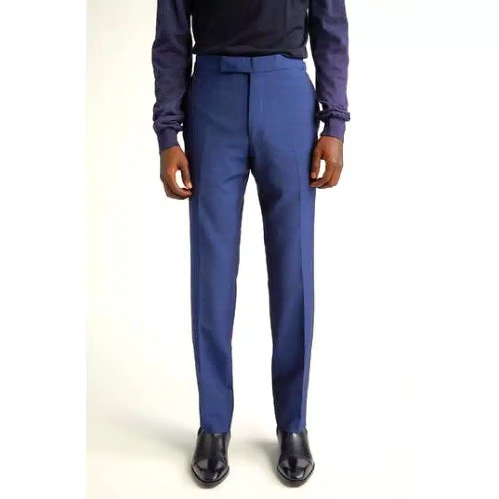 Tom Ford o1loc1c0625 PLSS01 Shelton Trousers in Blue Size US 44 / EU 60 - 1 Thumbnail