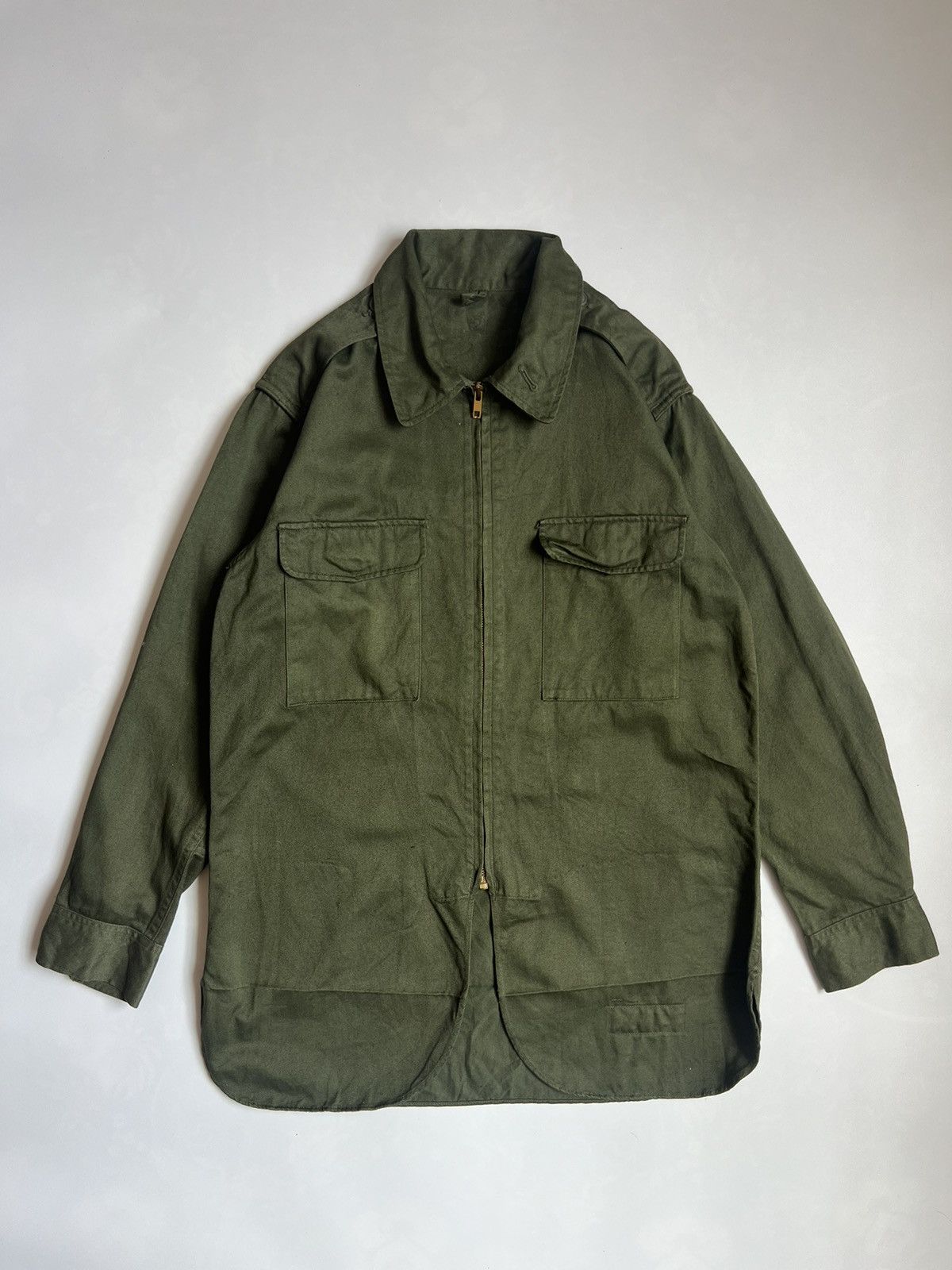 Japanese Brand Vintage Military Zip Up Army Jacket Size US M / EU 48-50 / 2 - 1 Thumbnail