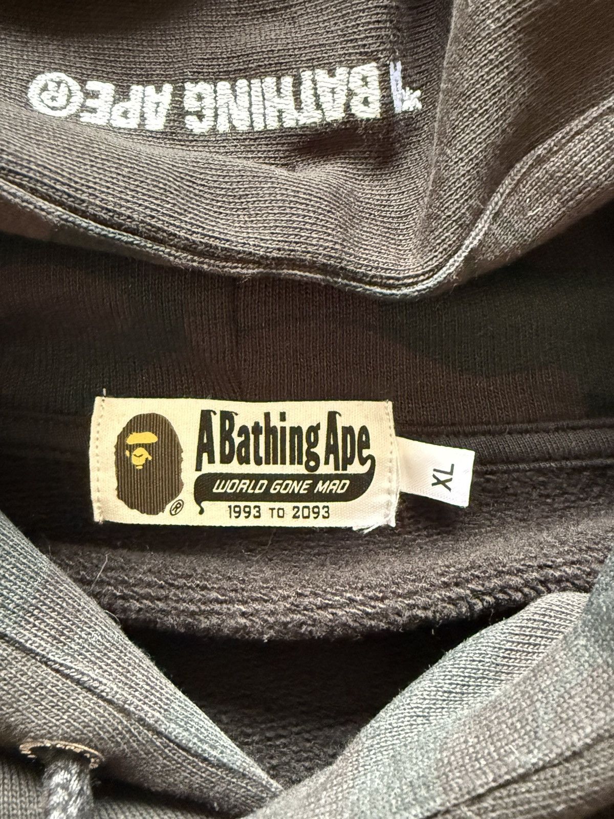 Bape Black One Point Pullover Hoodie Size US XL / EU 56 / 4 - 4 Thumbnail