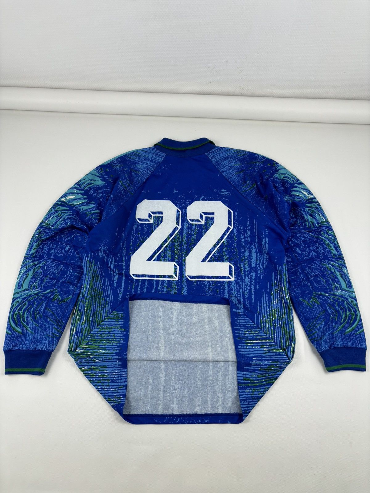 Adidas × Vintage VTG 90's ADIDAS Barthez France Football Goalkeeper Long Sleeve Shirt Jersey XL Size US XL / EU 56 / 4 - 7 Thumbnail