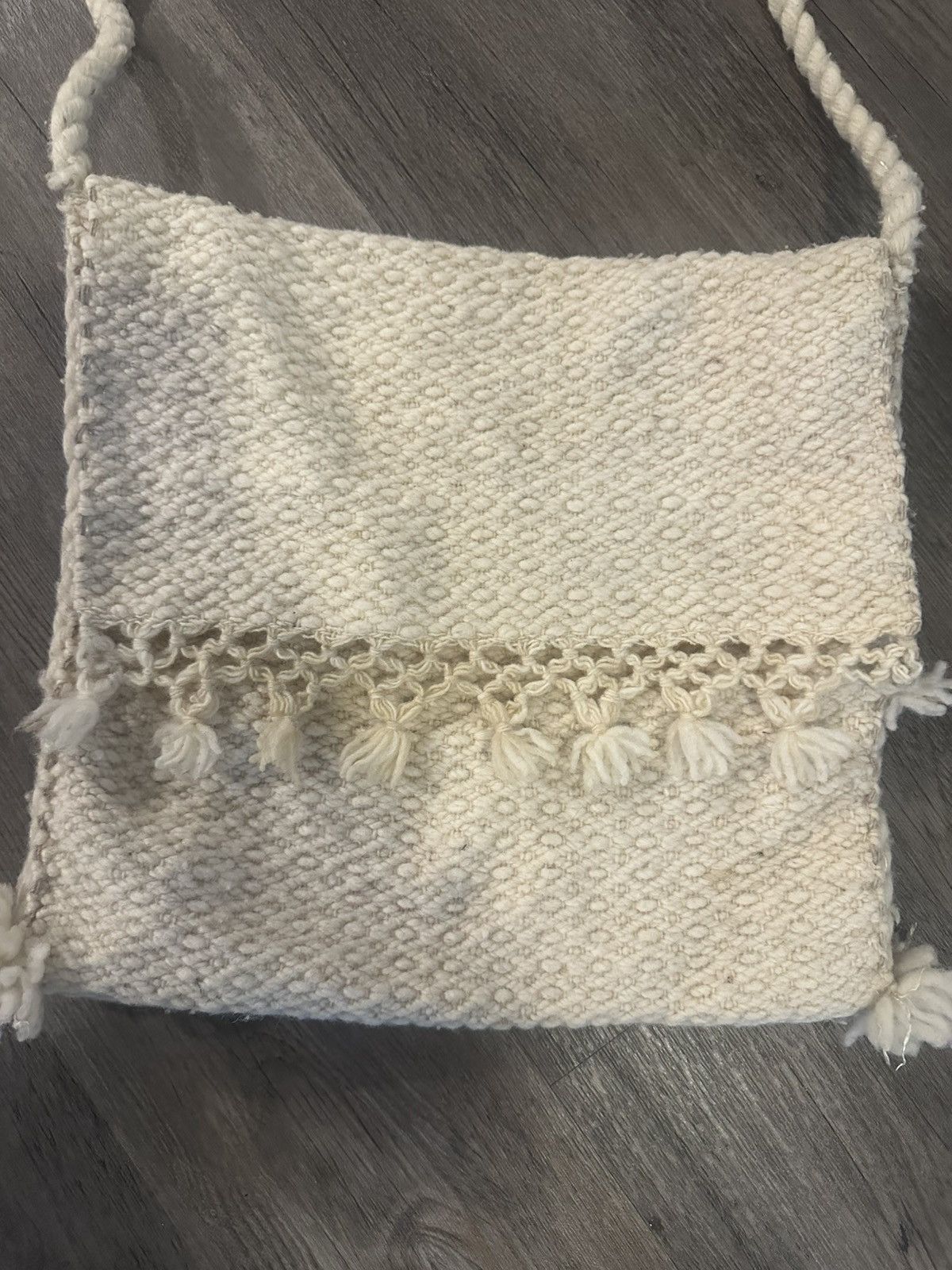 Other Beige knitted crossbody bag for women pre-owned Size ONE SIZE - 4 Thumbnail