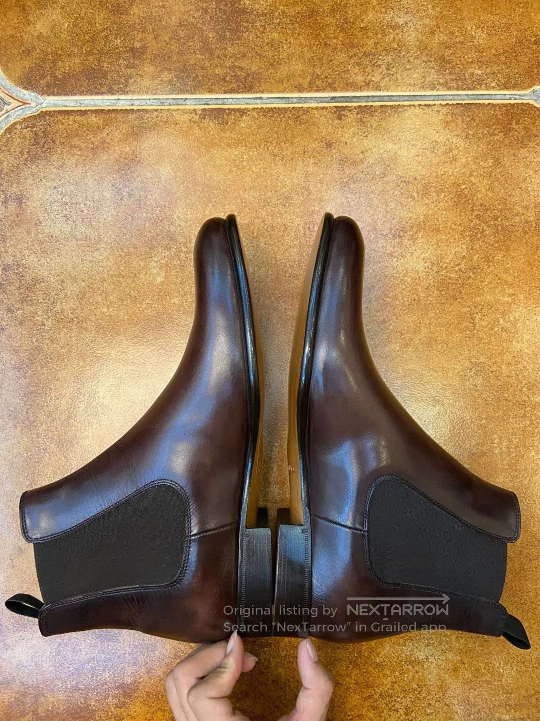 Berluti Brown Leather Chelsea Boots Size 7. Size US 7 / EU 40 - 5 Thumbnail