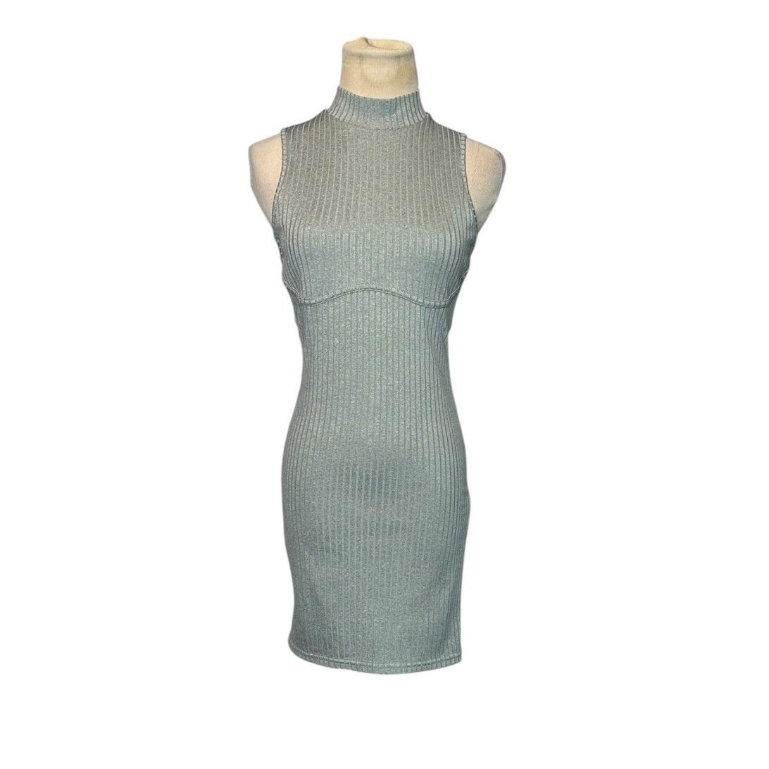 Forever 21 Forever 21 gray ribbed sleeveless bodycon dress size Small Size S / US 4 / IT 40 - 8 Thumbnail