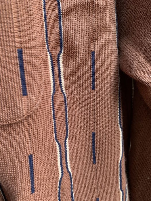 Supreme Supreme Vertical Stripe Knit L/S Polo | Grailed