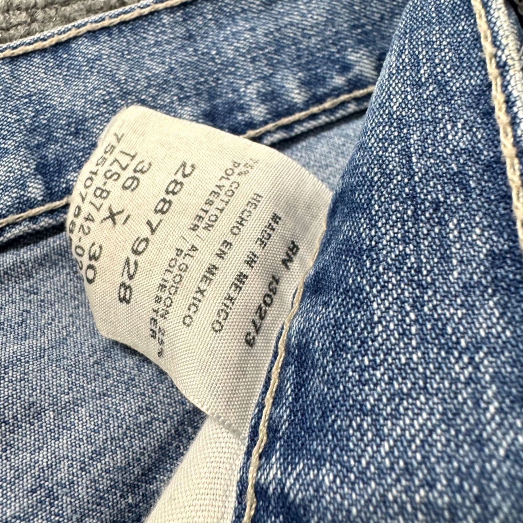 Lee Lee Jeans Carpenter Dungarees Cotton Blend Light Wash 36x30 Men Blue Regular Inseam 30 Stained Distressing, Lee, Jeans, Mens Size US 36 / EU 52 - 5 Thumbnail