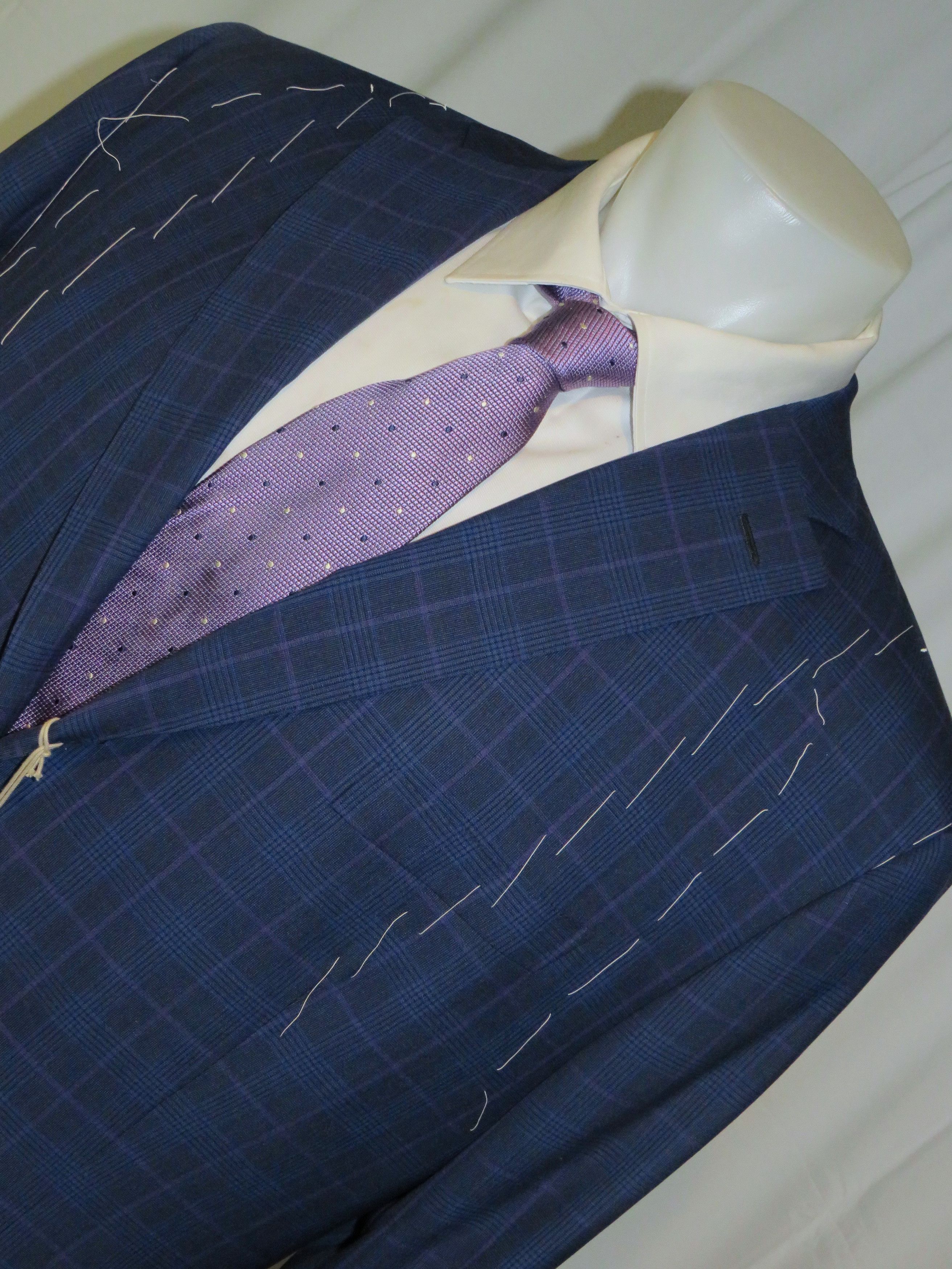 Brioni Brunico Blue Plaid Three Button Suit 44L NWT $11,675 Size 44L - 6 Thumbnail