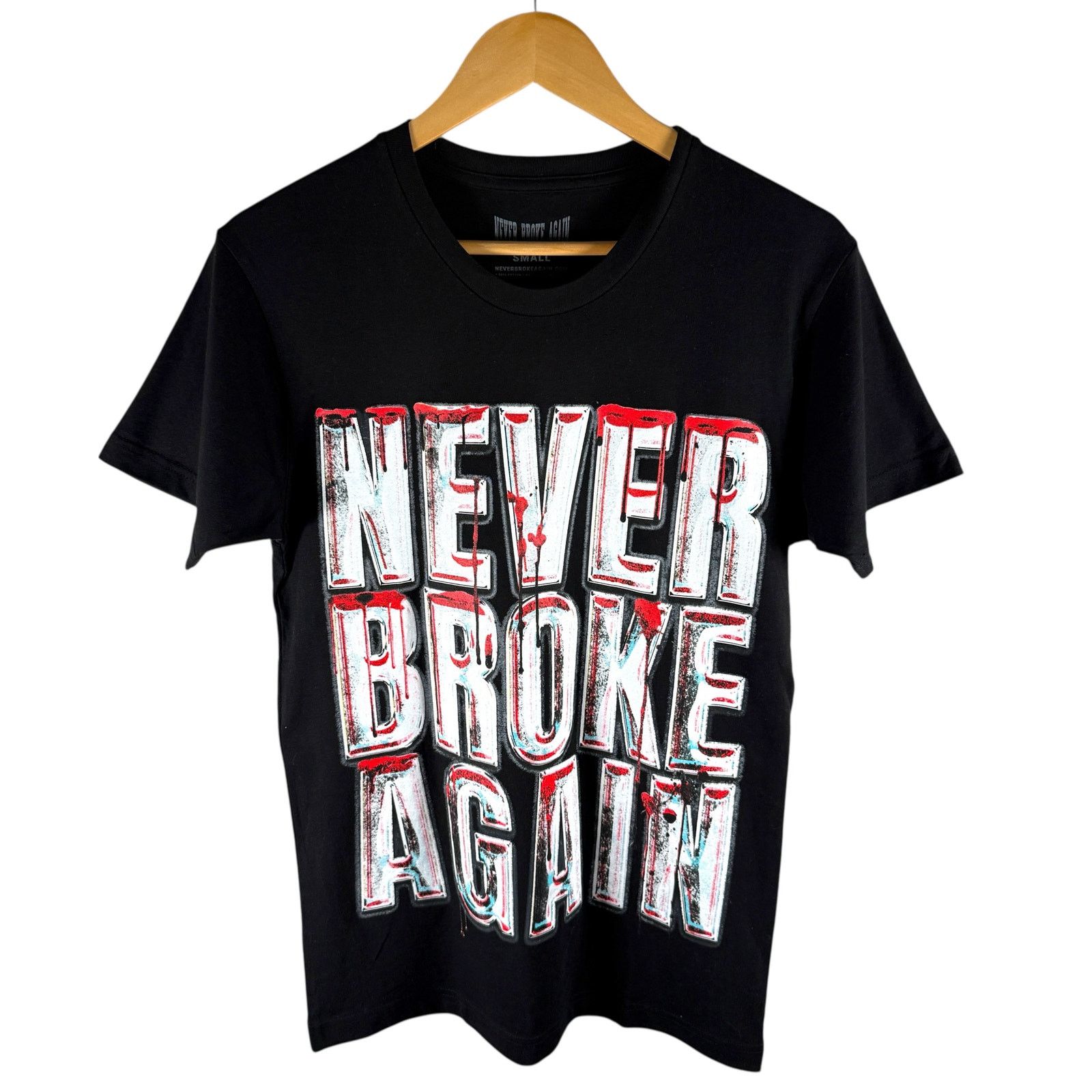 Other Never Broke Again Blood Dripped Logo T-shirt Mens L - Punk Size US S / EU 44-46 / 1 - 1 Thumbnail
