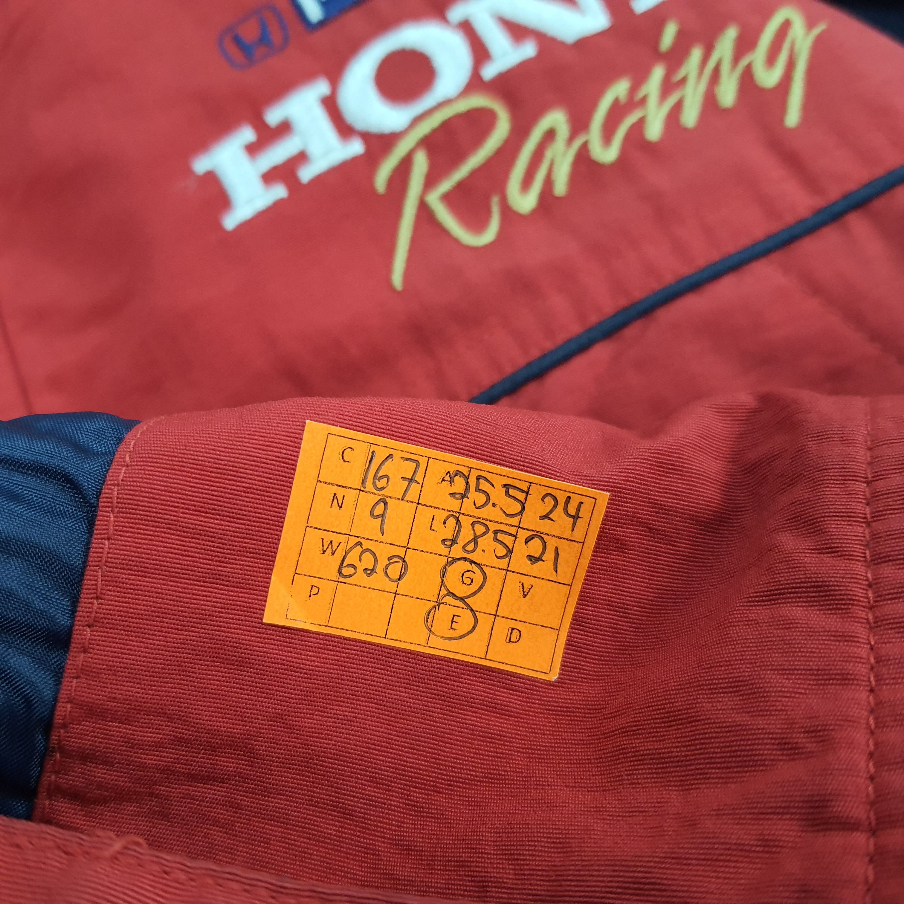 Honda × Japanese Brand × Vintage Vintage Honda C.A.R.T Cup 90s Japan Racing Jacket Size US XL / EU 56 / 4 - 10 Thumbnail