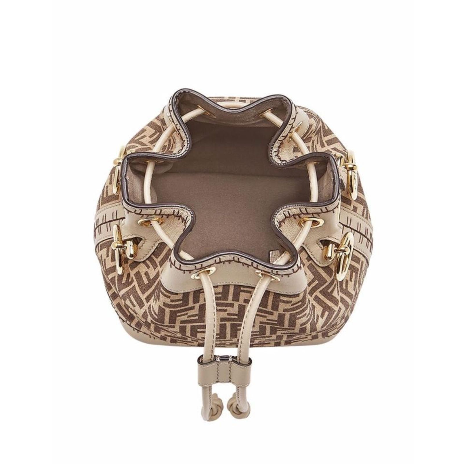 Fendi Mon Tresor mini FF logo bucket bag Size ONE SIZE - 4 Thumbnail
