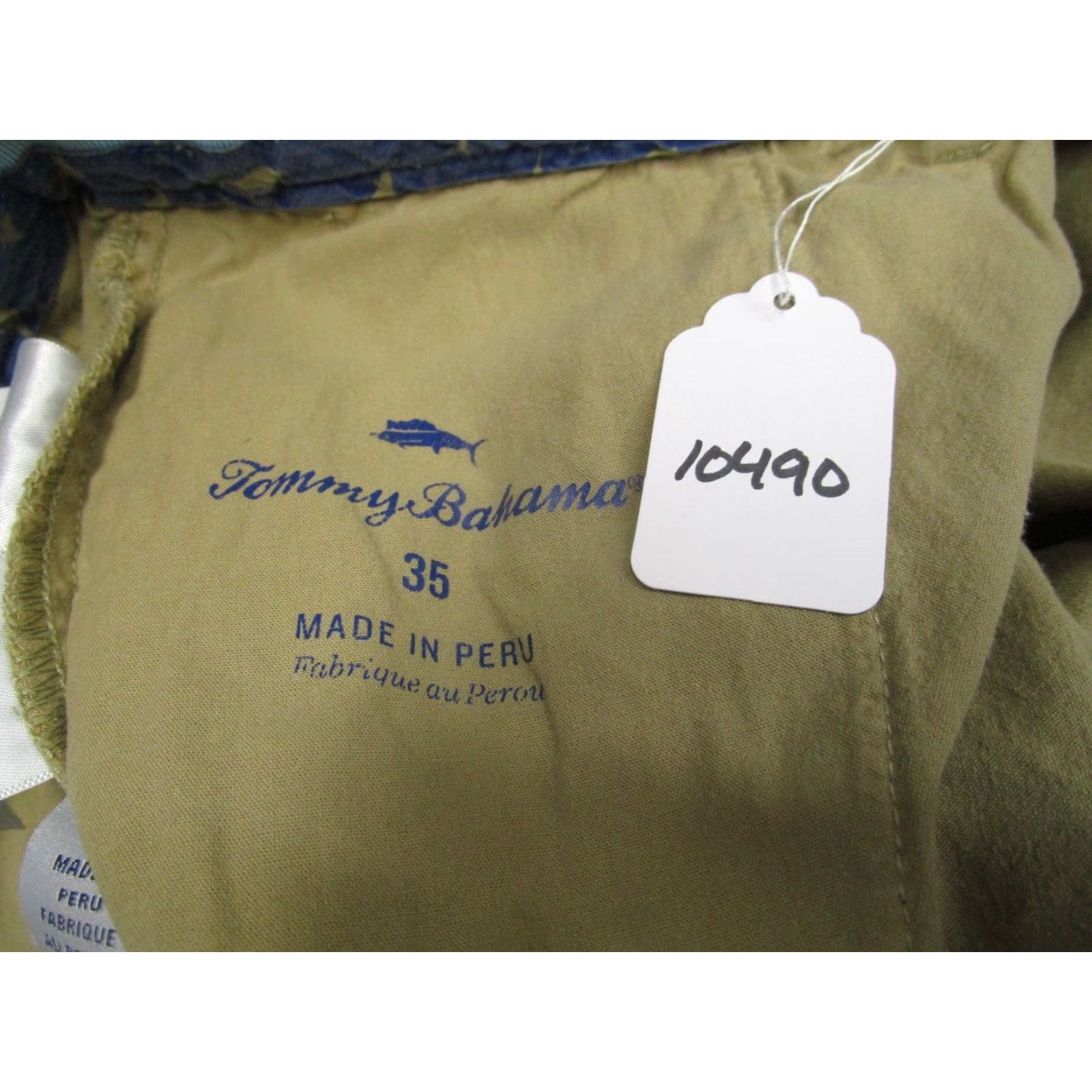Tommy Bahama Tommy Bahama Shorts Men 35 Brown Lightweight Chino Stretch Pima Cotton Casual Size US 35 - 8 Thumbnail
