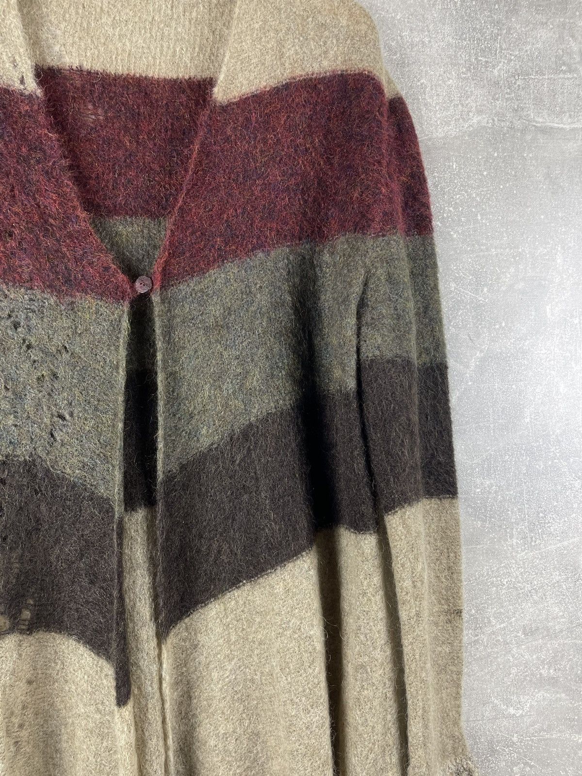 Other Sarah Pacini Italy Artistic Mohair Merino Wool Textured Knit Size ONE SIZE - 6 Thumbnail