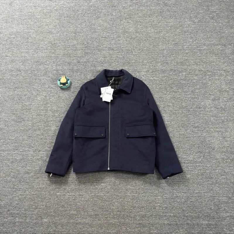 Dior Dior Men's Navy Cashmere Jacket 0089 Size US M / EU 48-50 / 2 - 1 Thumbnail
