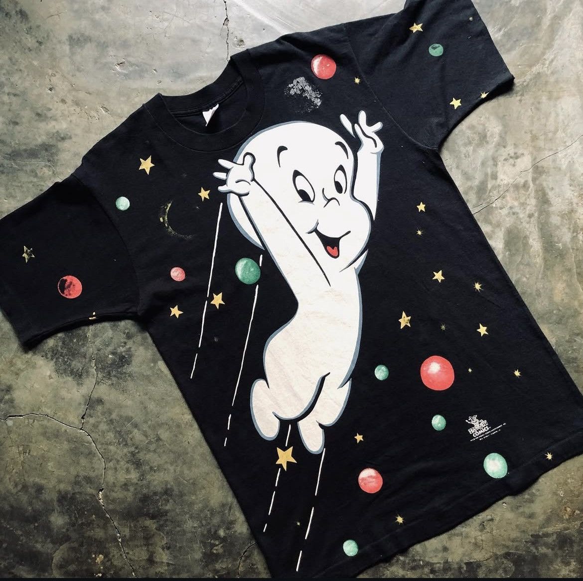 Vintage vintage casper Tshirt Harvey comic 1993 Size US L / EU 52-54 / 3 - 1 Thumbnail