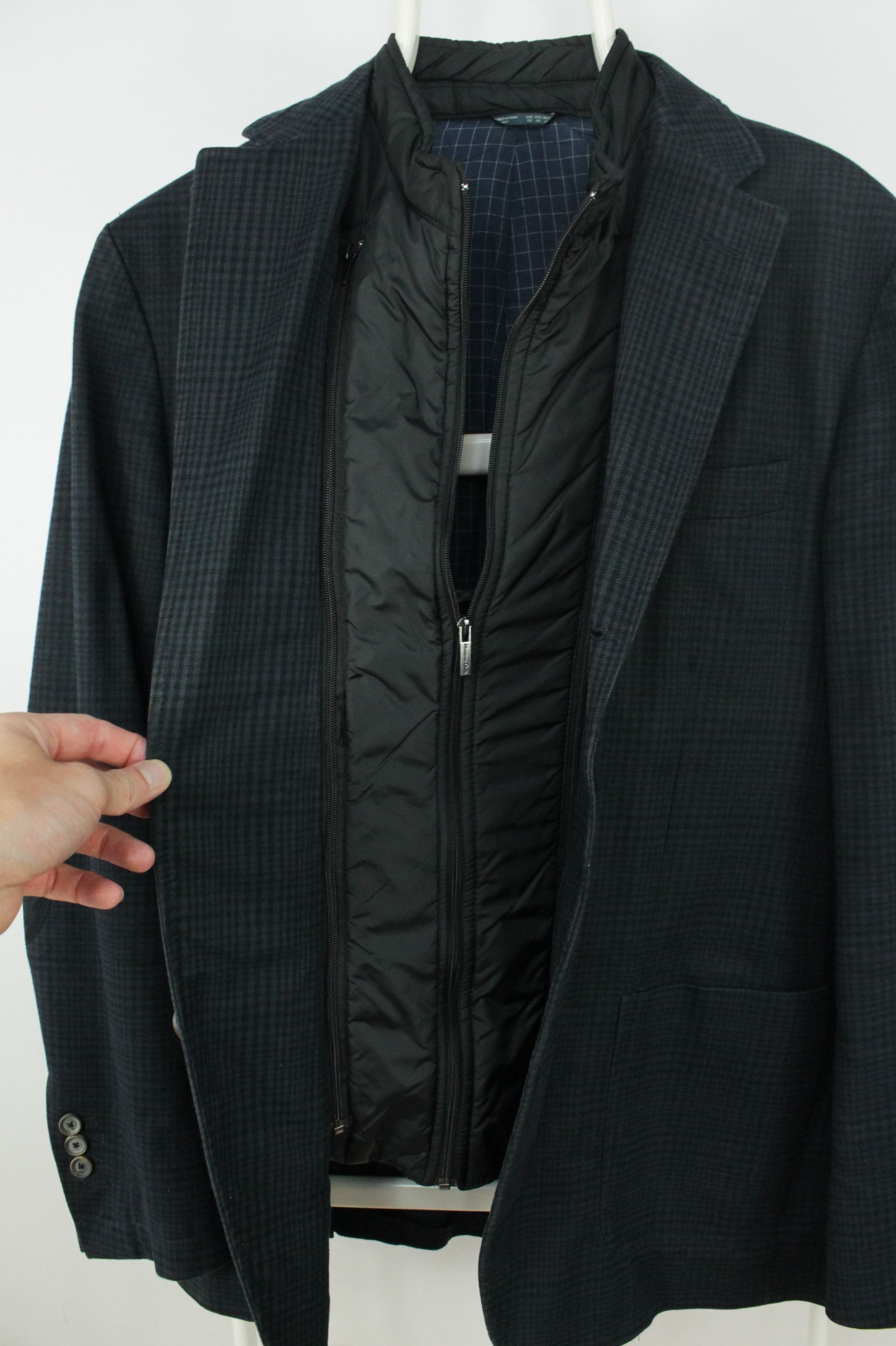Massimo Dutti Massimo Dutti Extrafine Cotton Zip Lining Blazer Jacket Size US L / EU 52-54 / 3 - 11 Thumbnail