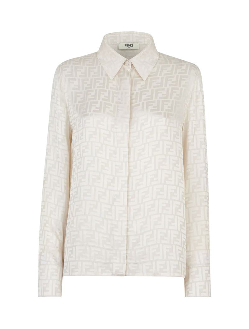 Fendi FF SILK CREPE SHIRT Size M / US 6-8 / IT 42-44 - 1 Thumbnail