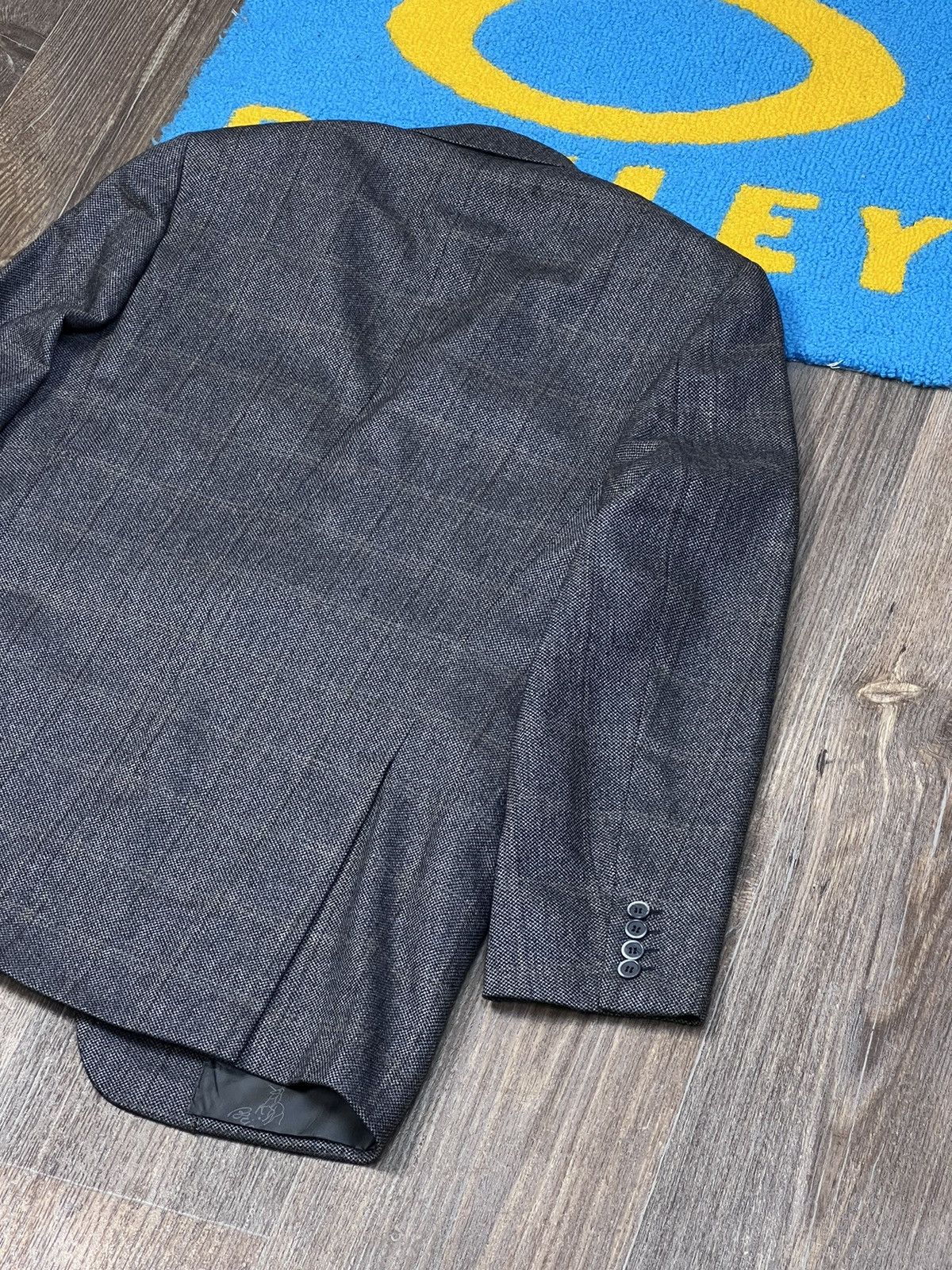 Brioni Brioni Parigi Cashmere Silk Gray Two Buttons Checked Blazer Size 50S - 12 Thumbnail