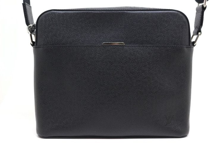 Louis Vuitton Anton Messenger PM Shoulder Bag Taiga Ardoise