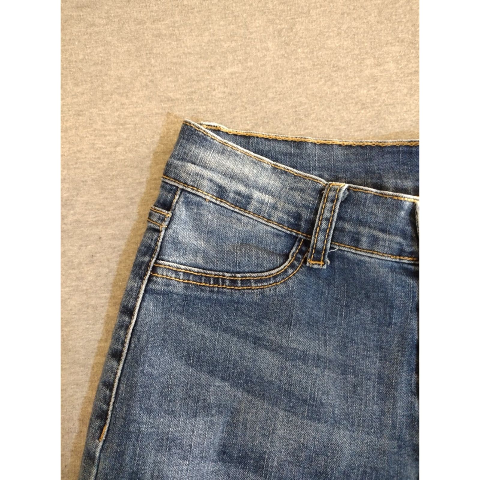 Shein SHEIN Distressed Women's High Rise Bell Bottoms Jeans Size 28 Size 28" / US 6 / IT 42 - 6 Thumbnail