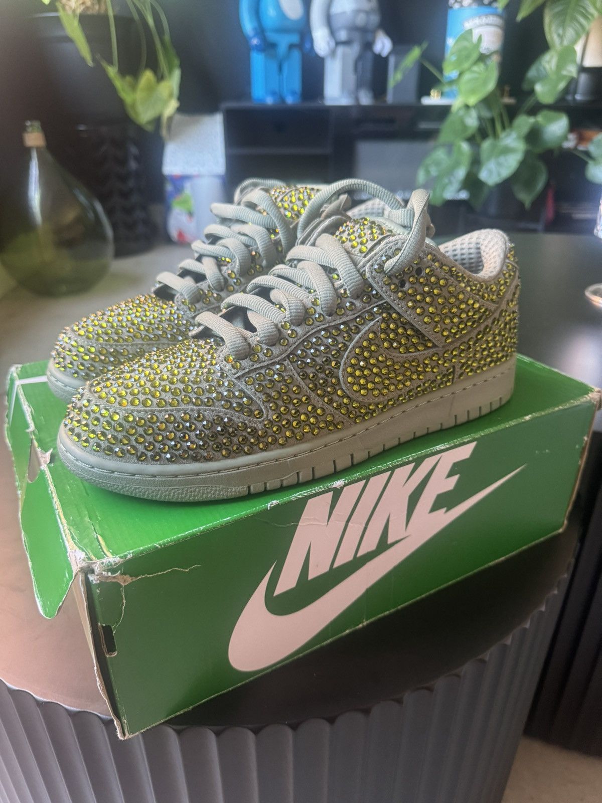 Cactus Plant Flea Market × Nike Cactus Plant Dunk Spiral Sage CPFM Size US 9 / EU 42 - 7 Thumbnail