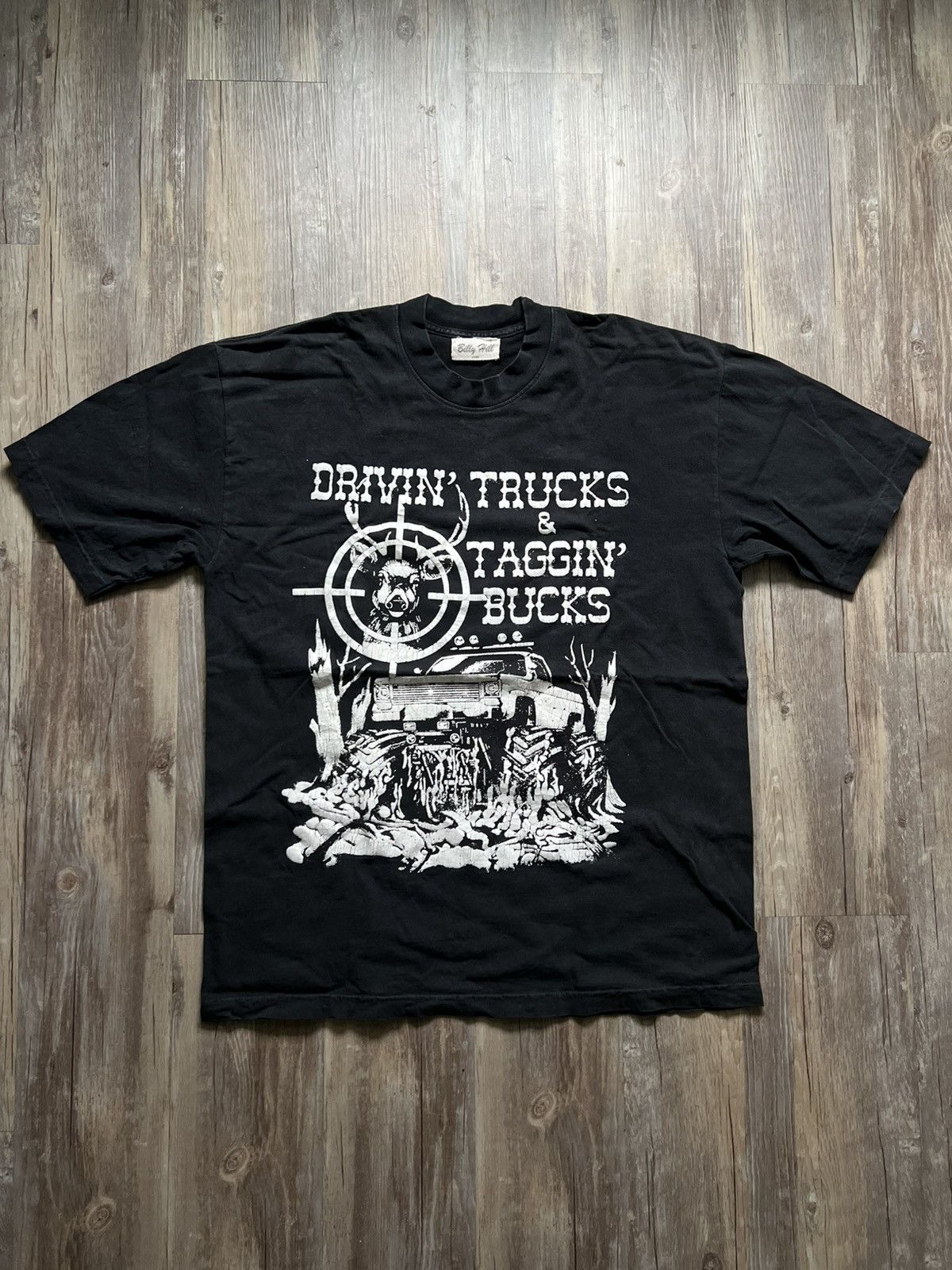 Billy Hill Taggin' Bucks Crackle Tee