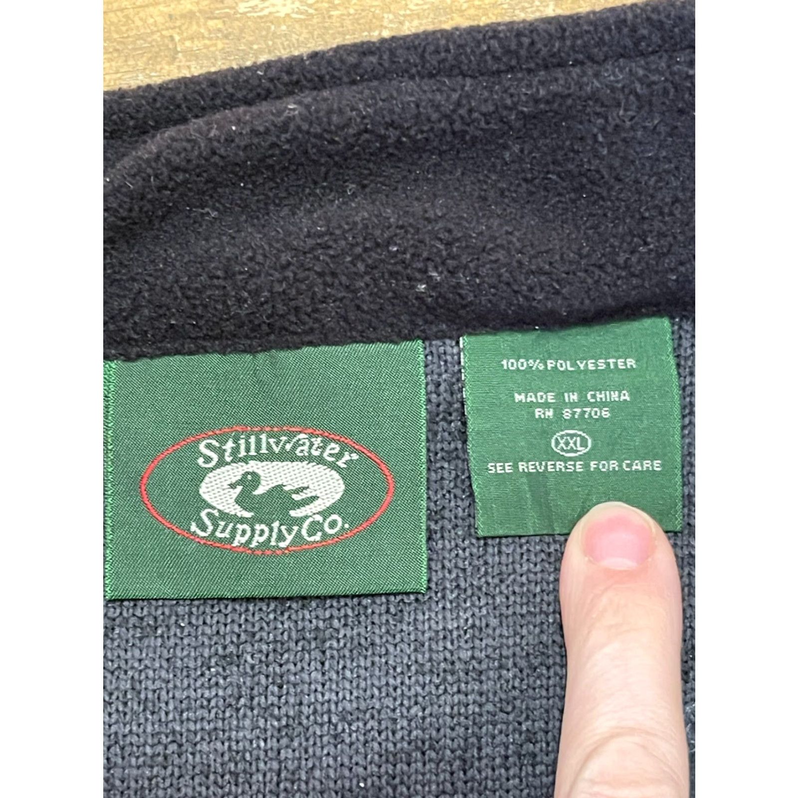 Vintage Stillwater Supply Co. Shirt, Pullover, 1/4 Zip, Long Sleeve, Gray, Women’s XXL, Shirt Size XXL / US 16-18 / IT 52-54 - 7 Thumbnail