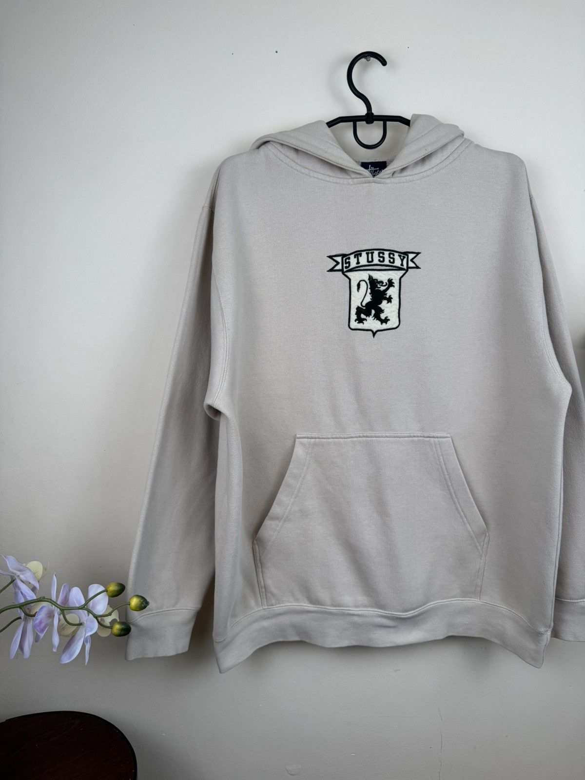Stussy Vintage Stussy 90s Hong Kong Beige L College Blue Tag Size US L / EU 52-54 / 3 - 18 Thumbnail