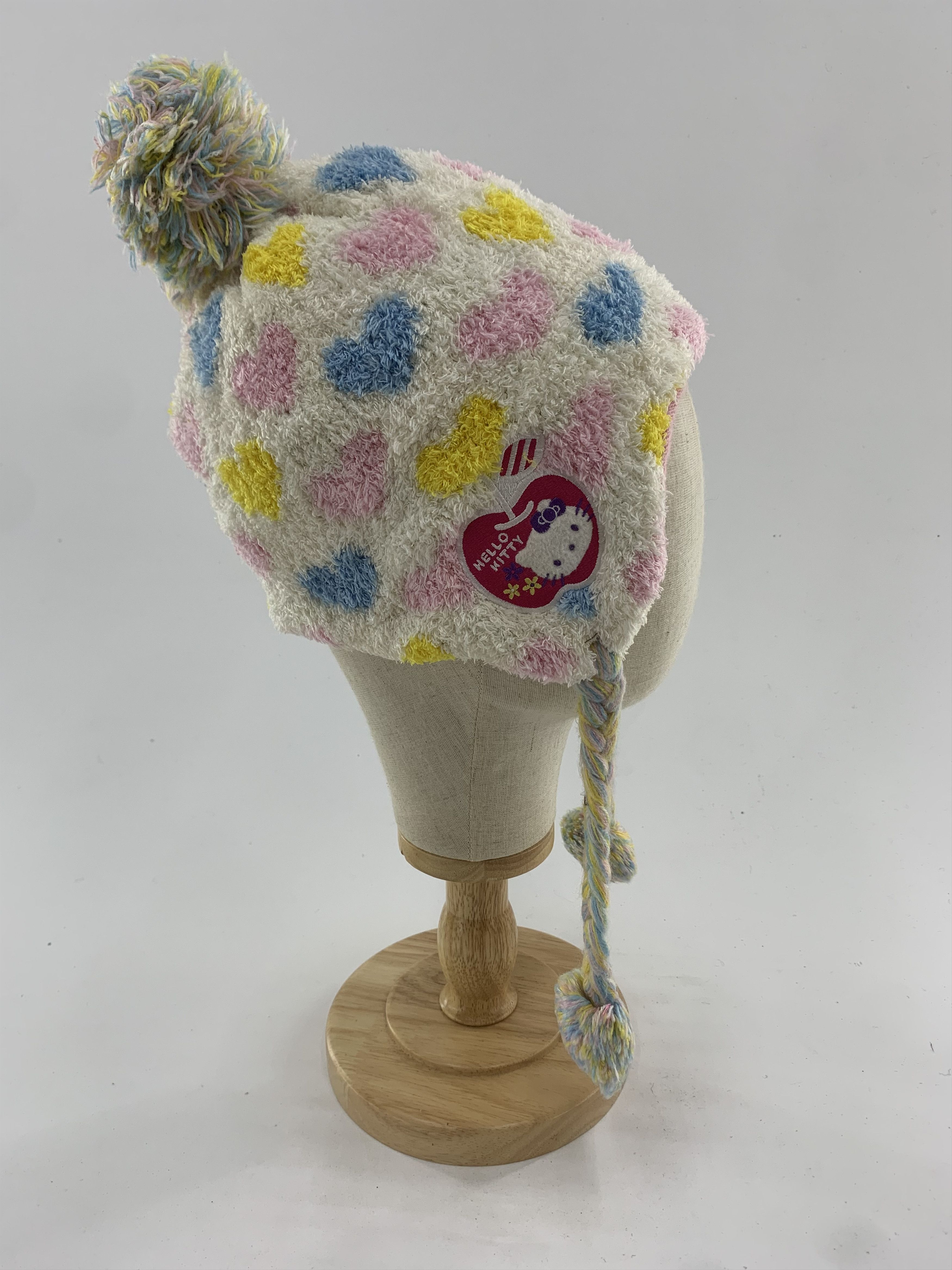 Anime × Japanese Brand × Vintage Hello Kitty Beanie Earflap Snowcap Size ONE SIZE - 1 Thumbnail