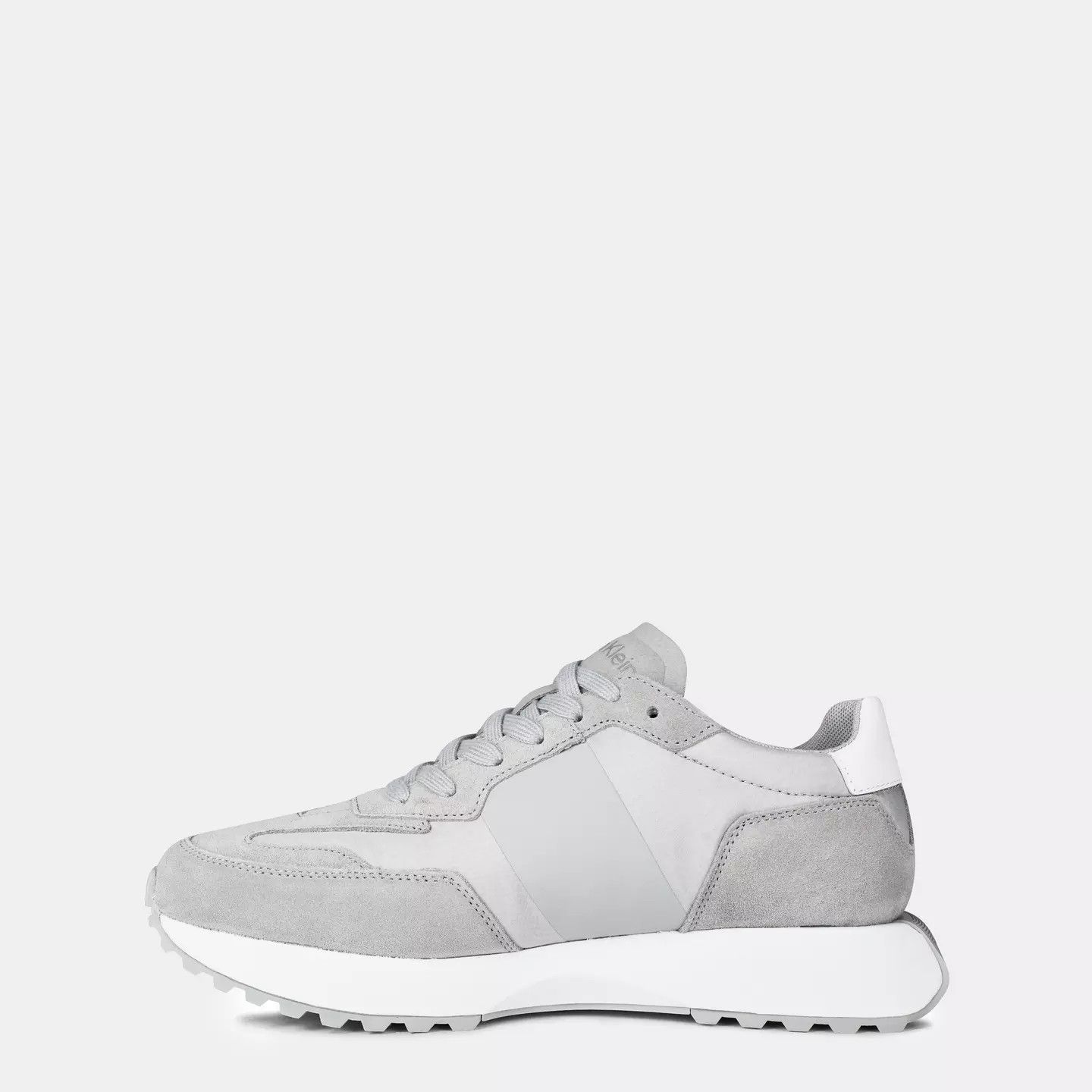 Calvin Klein o1g2r1mq0426 Suede Trainers in Grey/White Size US 8 / EU 41 - 3 Thumbnail