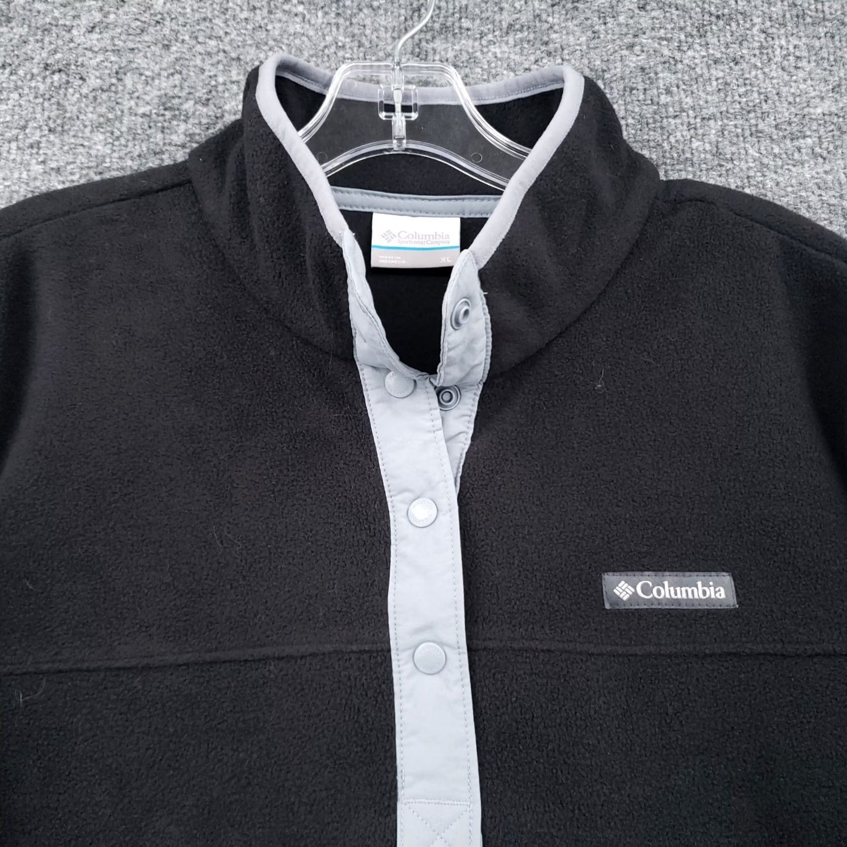Vintage Columbia Jacket Mens M Black Basic Fleece Long Sleeves Polyester Shell Lining Regular Size Medium Size US M / EU 48-50 / 2 - 5 Thumbnail