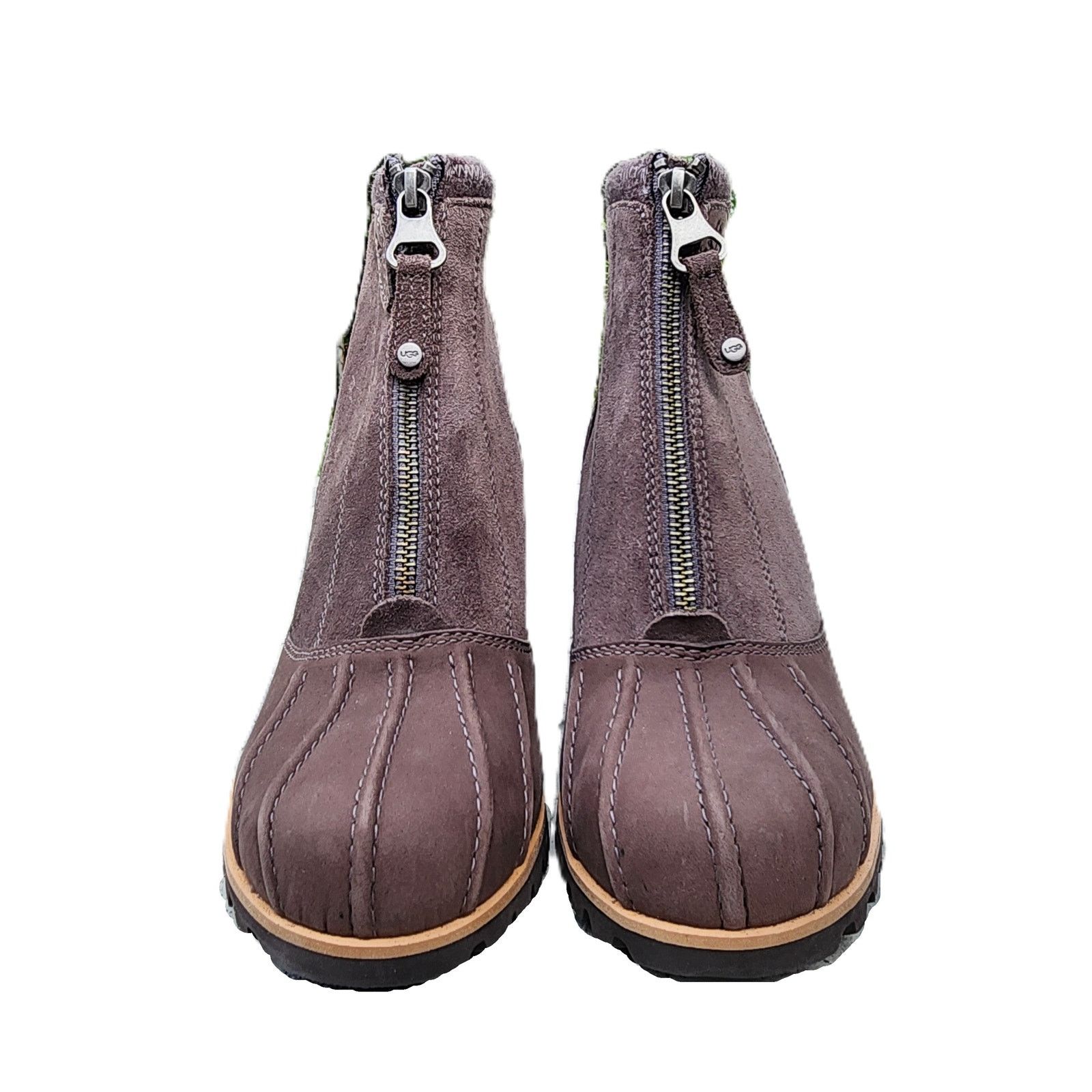 Ugg UGG Reggie Thundercloud Leather Wedge Ankle Boots 7.5 Size US 7.5 / IT 37.5 - 3 Thumbnail