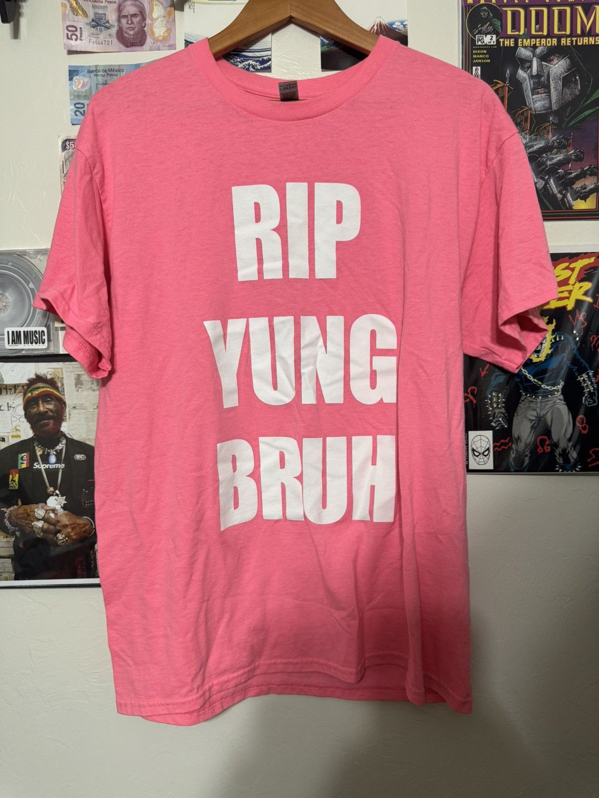 Lil Peep Lil Tracy RIP YUNG BRUH Tee Size US L / EU 52-54 / 3 - 1 Thumbnail